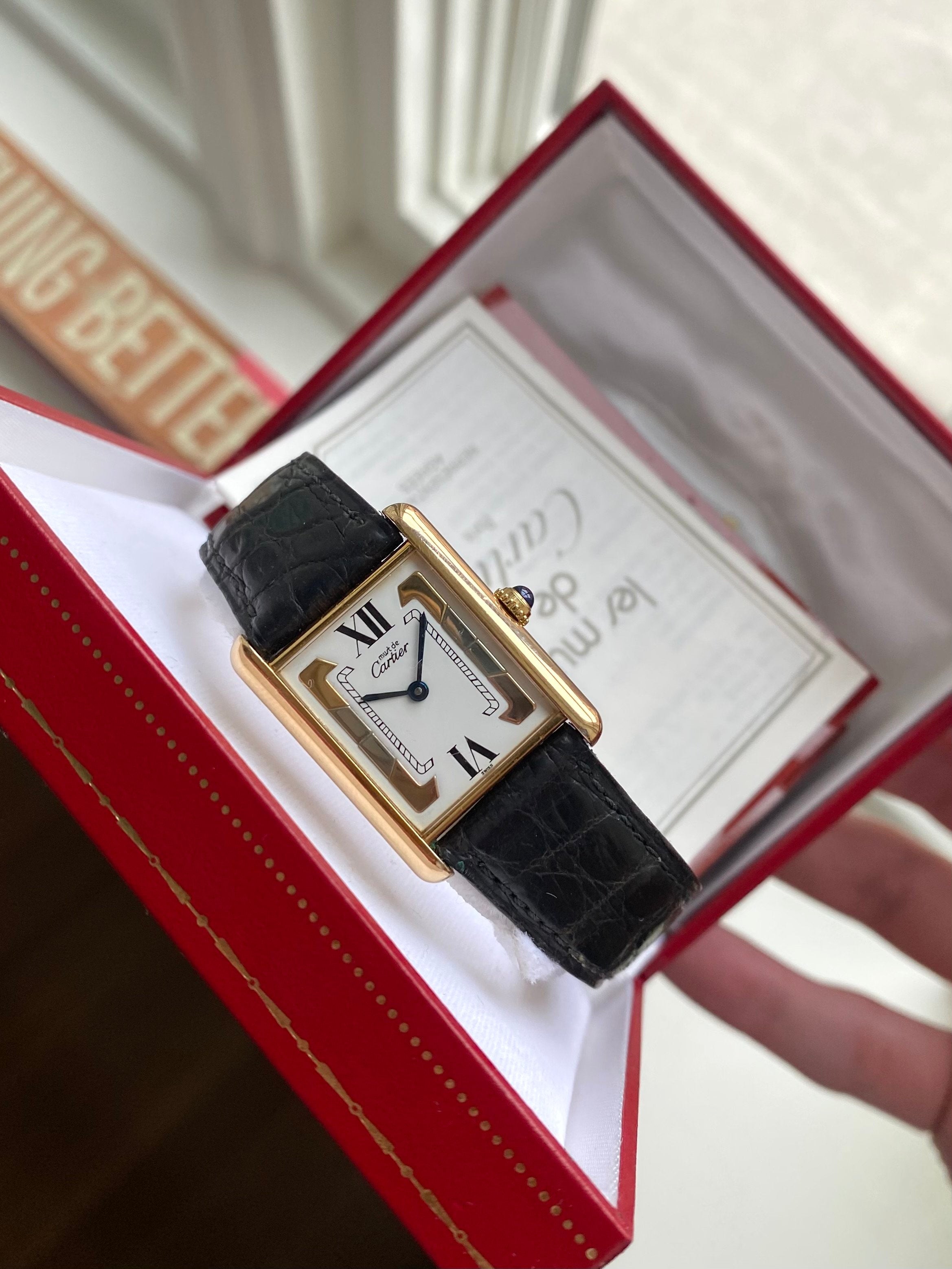 Cartier Tank - Trinity Dial.