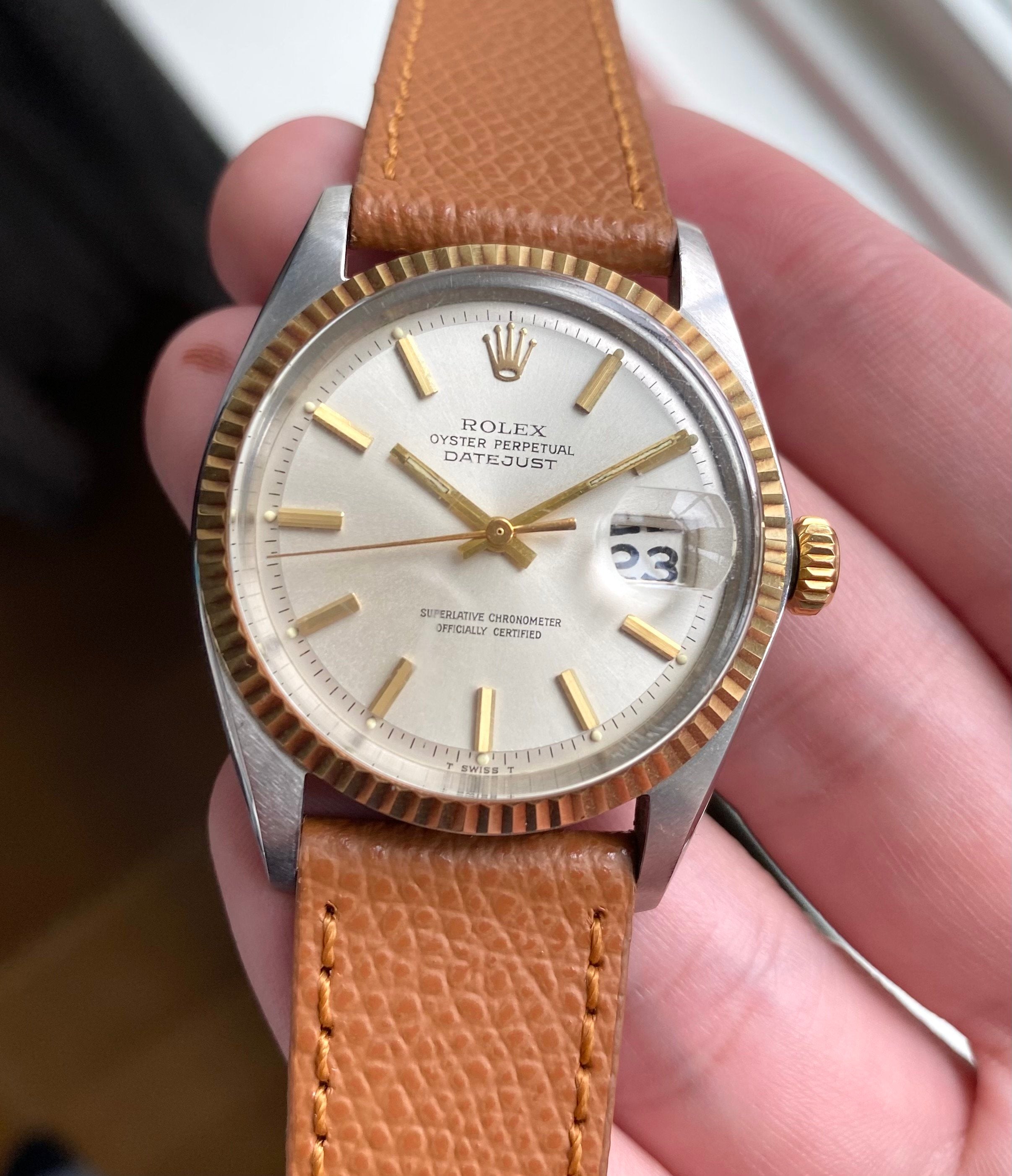 Rolex Datejust ref. 1601 — Two-tone