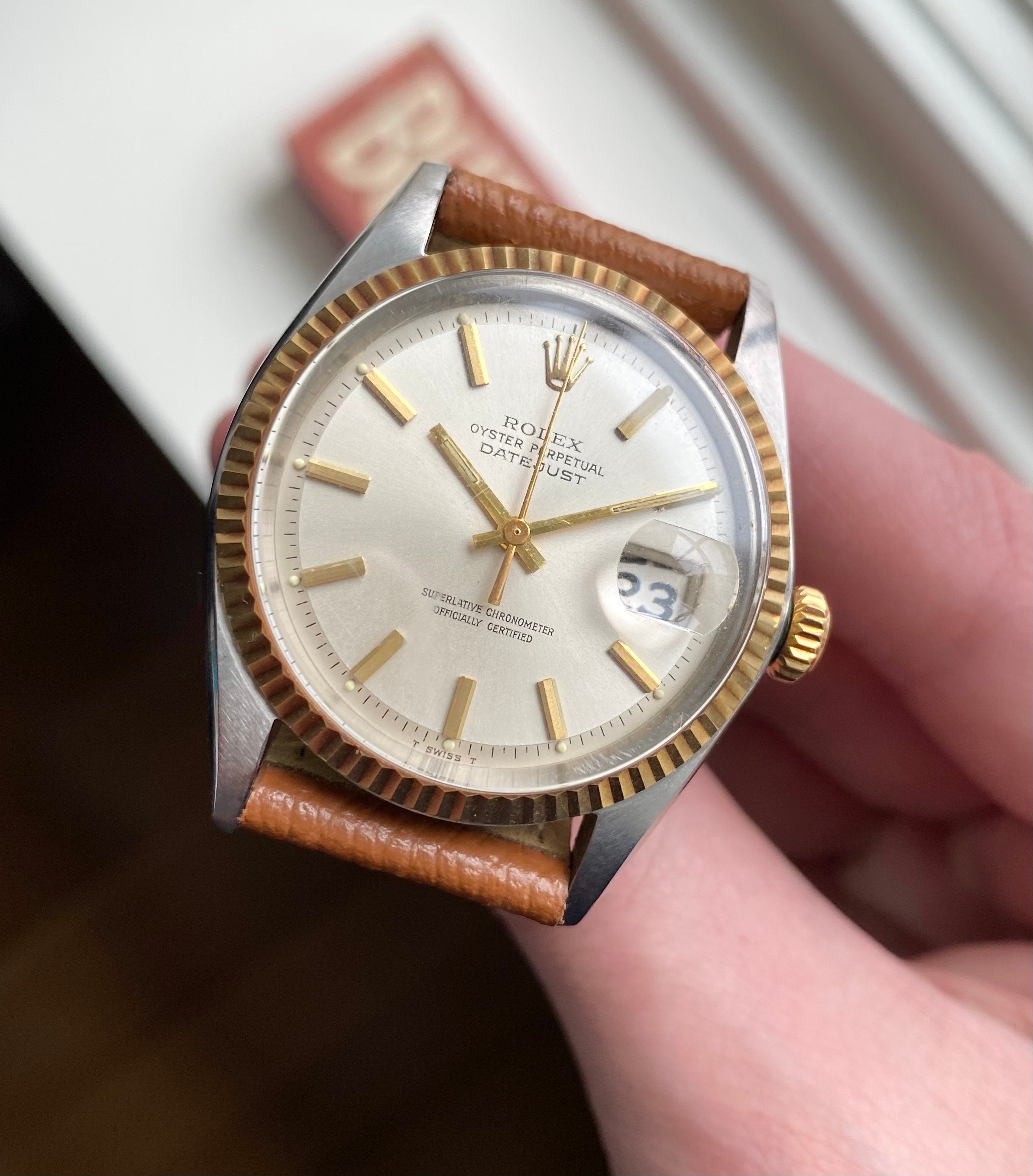 Rolex Datejust ref. 1601 — Two-tone