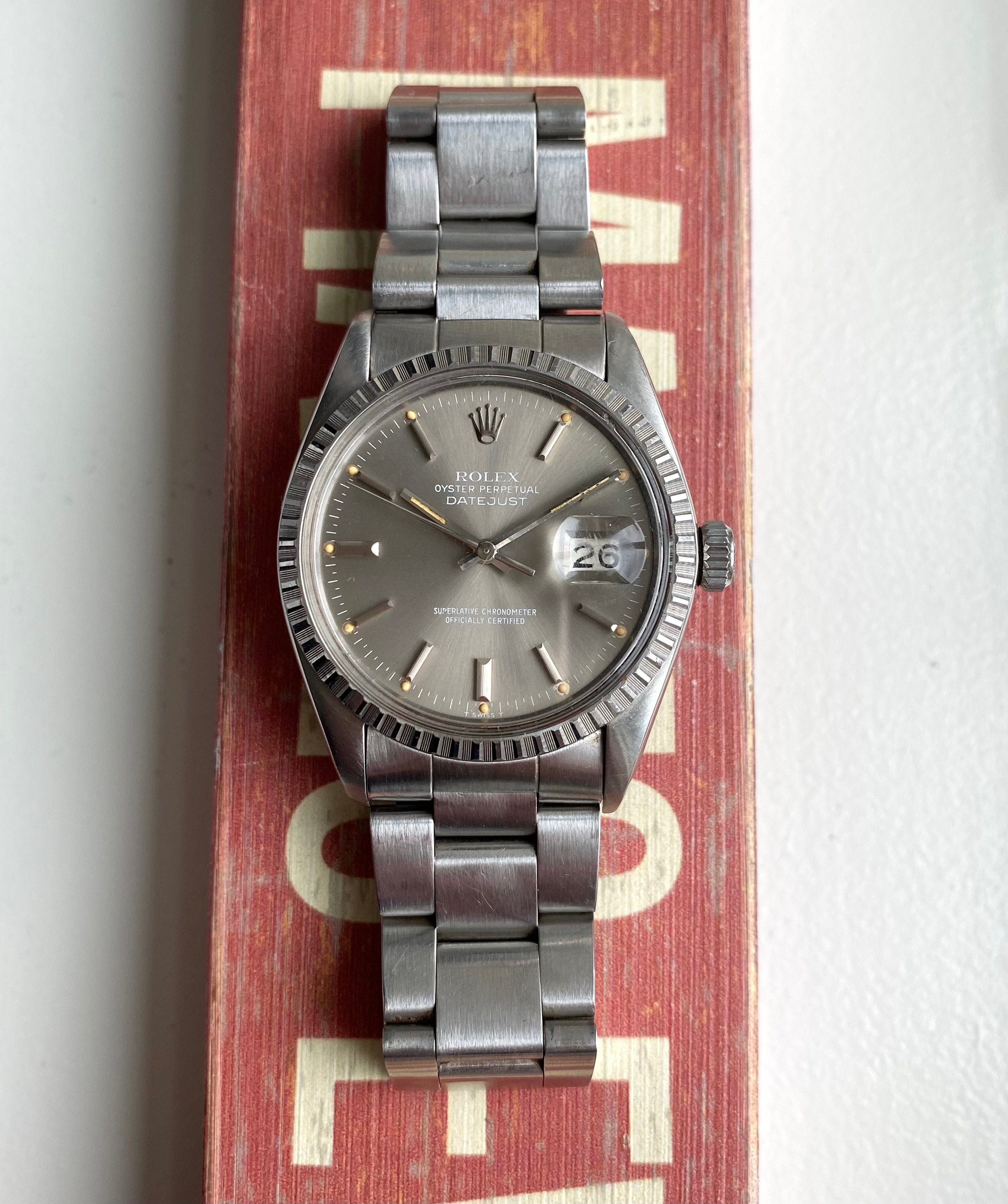 Rolex Datejust 16030 — Grey Dial