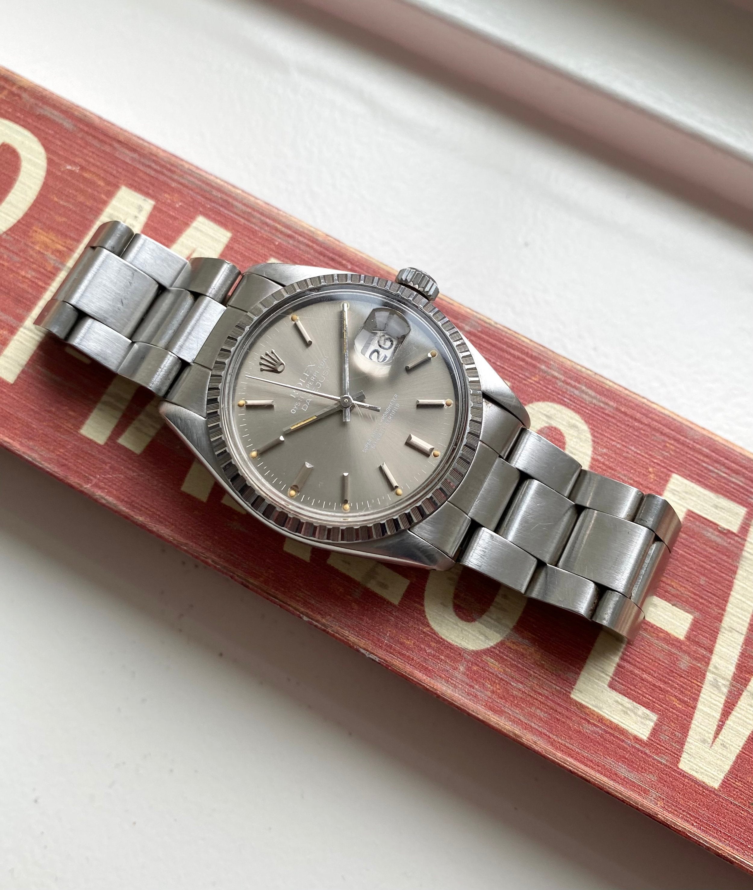 Rolex Datejust 16030 — Grey Dial