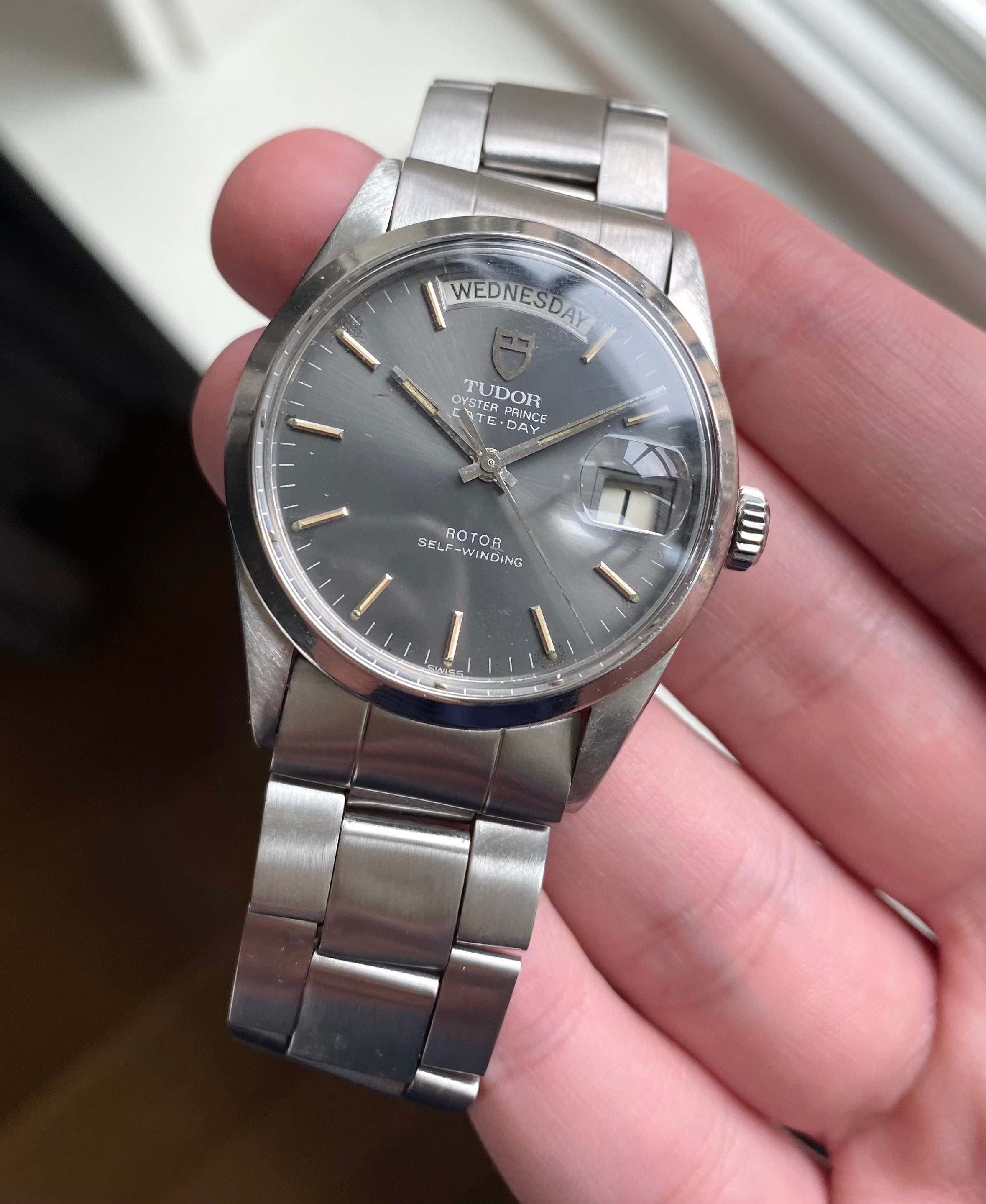 Tudor Date-day ref. 94500 — Grey Dial