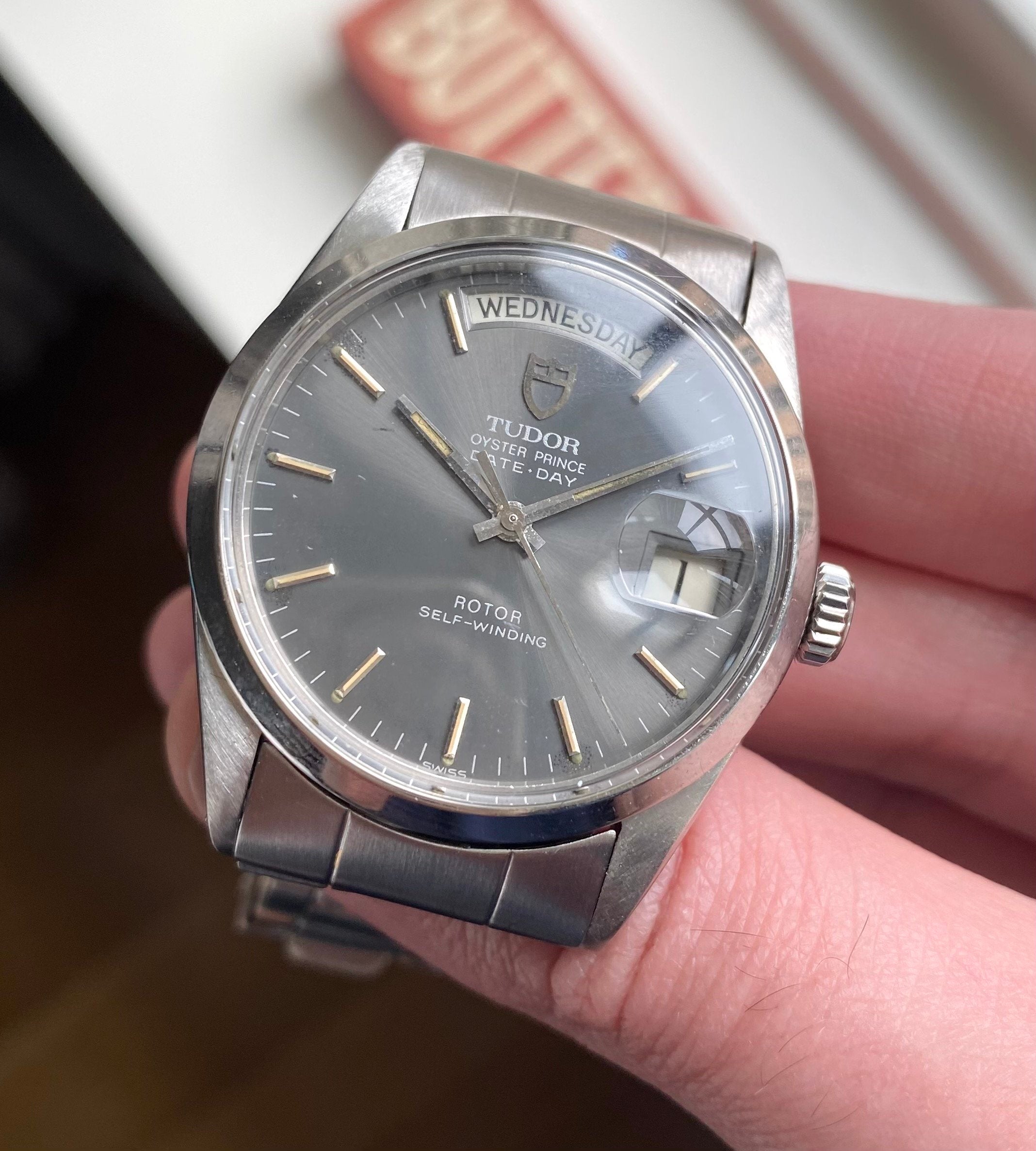 Tudor Date-day ref. 94500 — Grey Dial