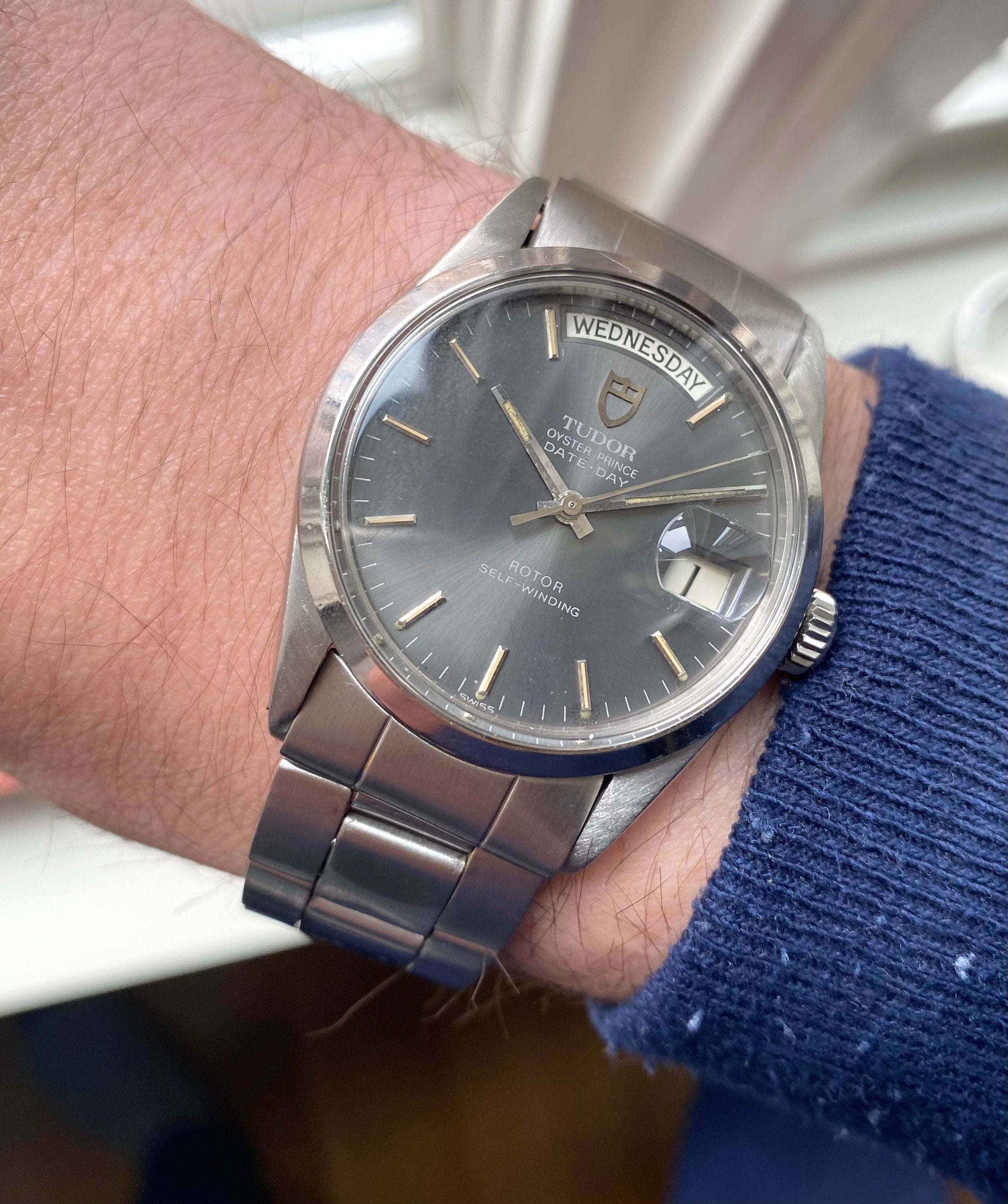 Tudor Date-day ref. 94500 — Grey Dial