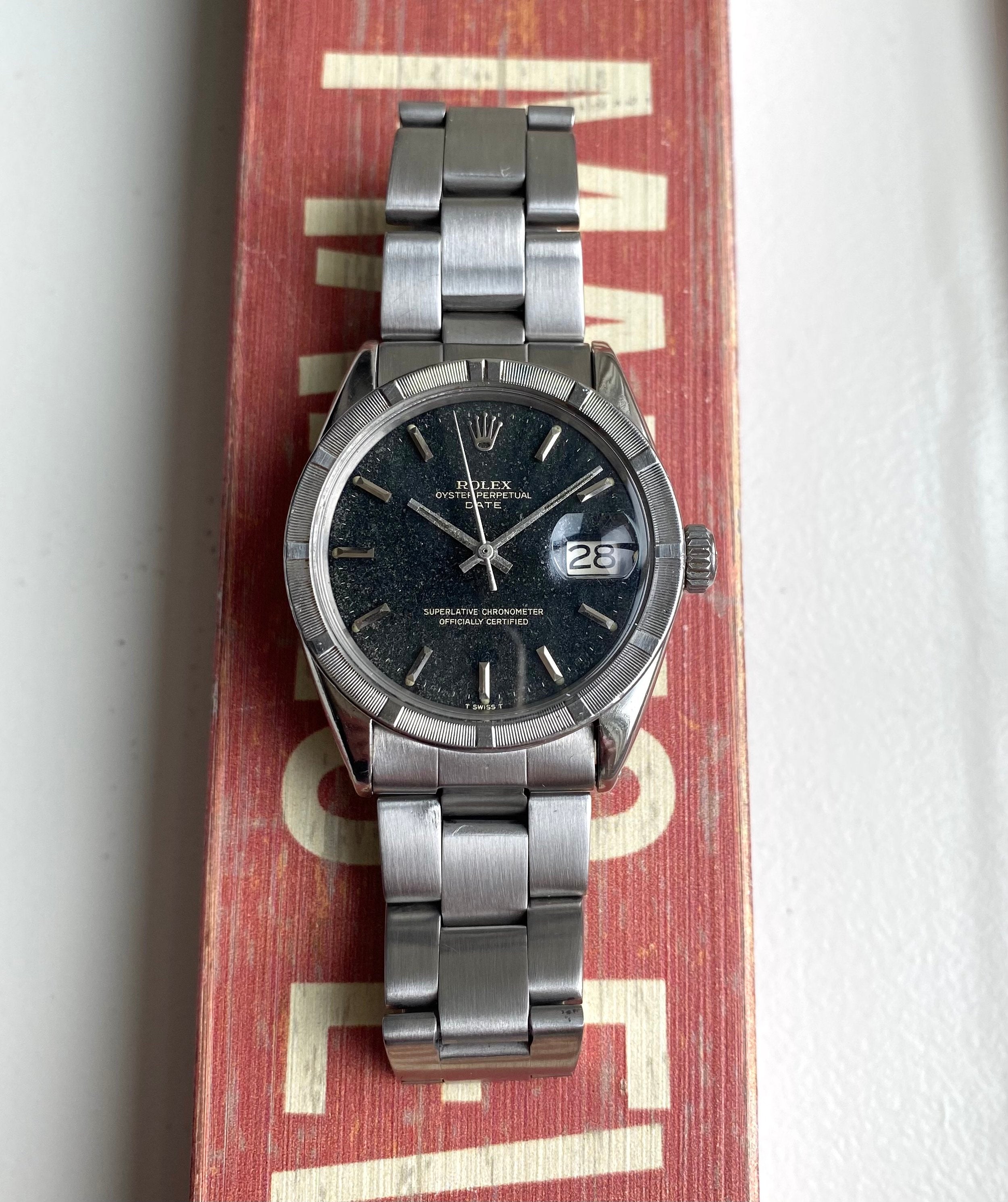 Rolex Oysterperpetual ref. 1501 — Black Gilt Dial