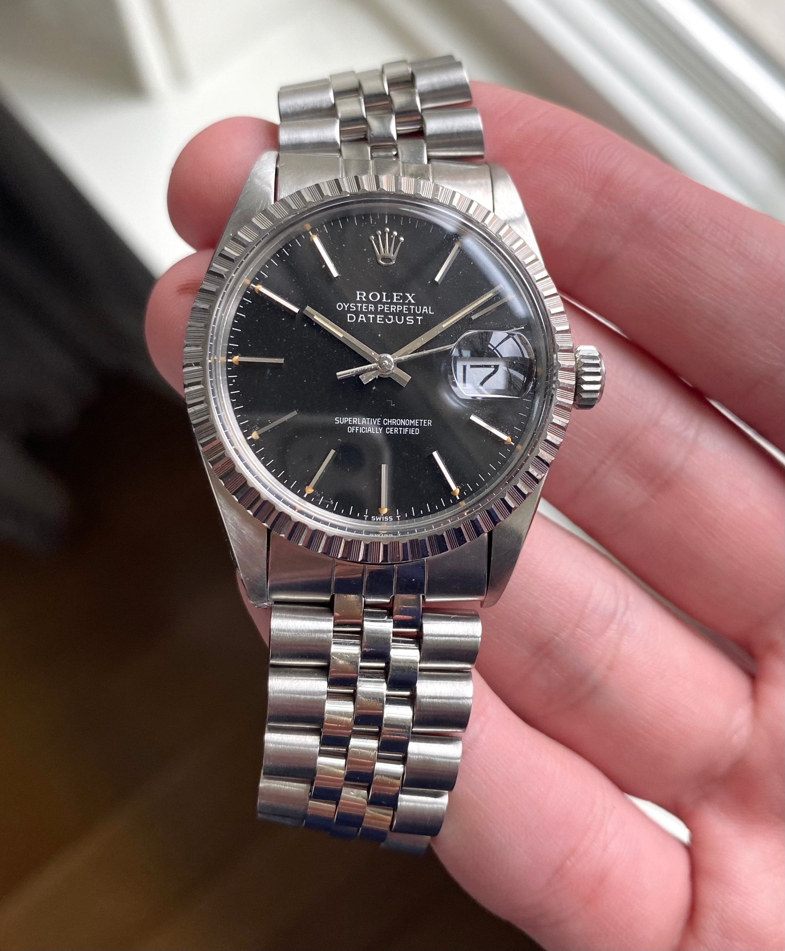 Rolex Datejust ref. 16030 — Black Dial