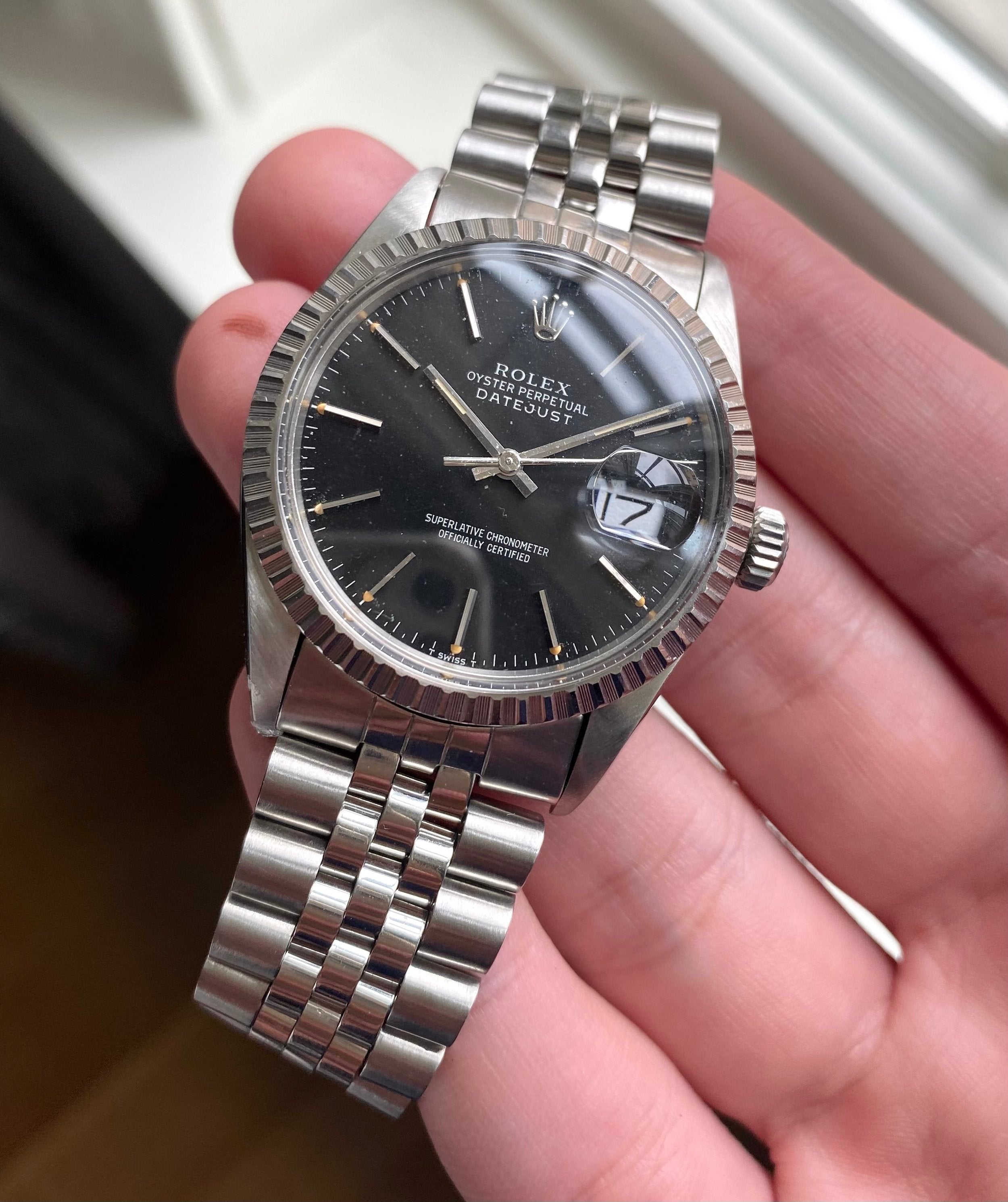 Rolex Datejust ref. 16030 — Black Dial