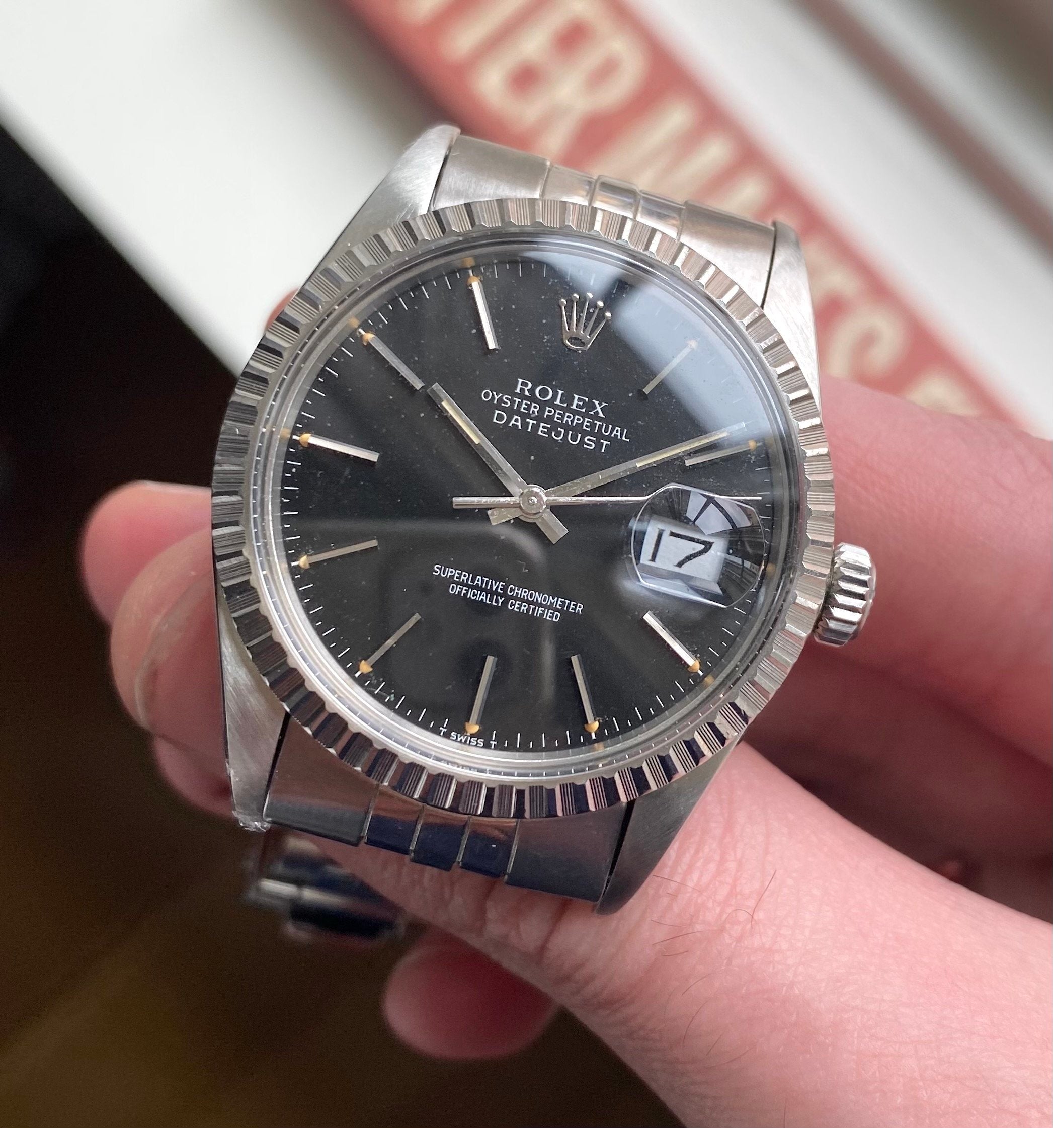 Rolex Datejust ref. 16030 — Black Dial