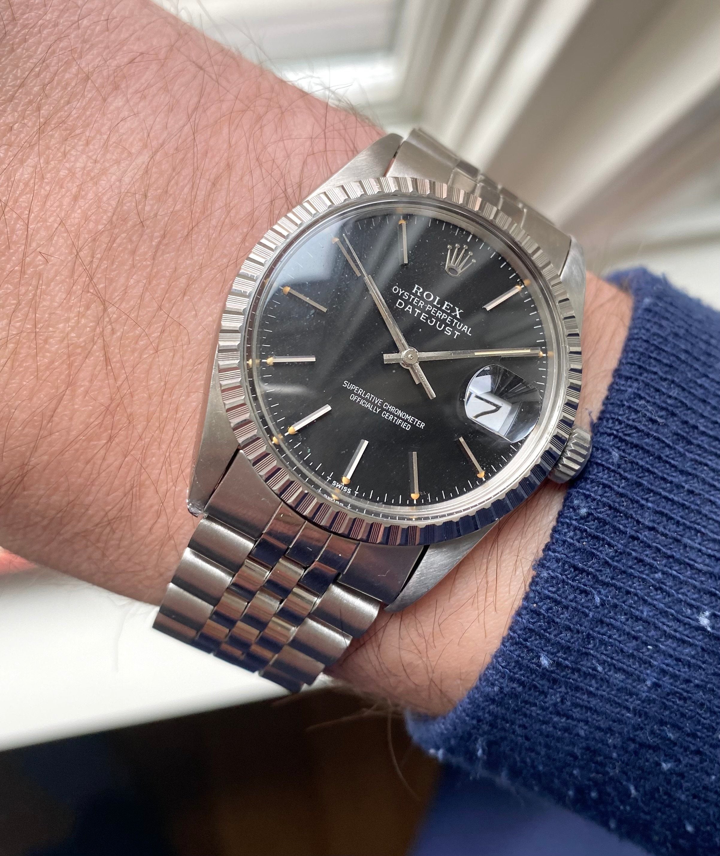 Rolex Datejust ref. 16030 — Black Dial