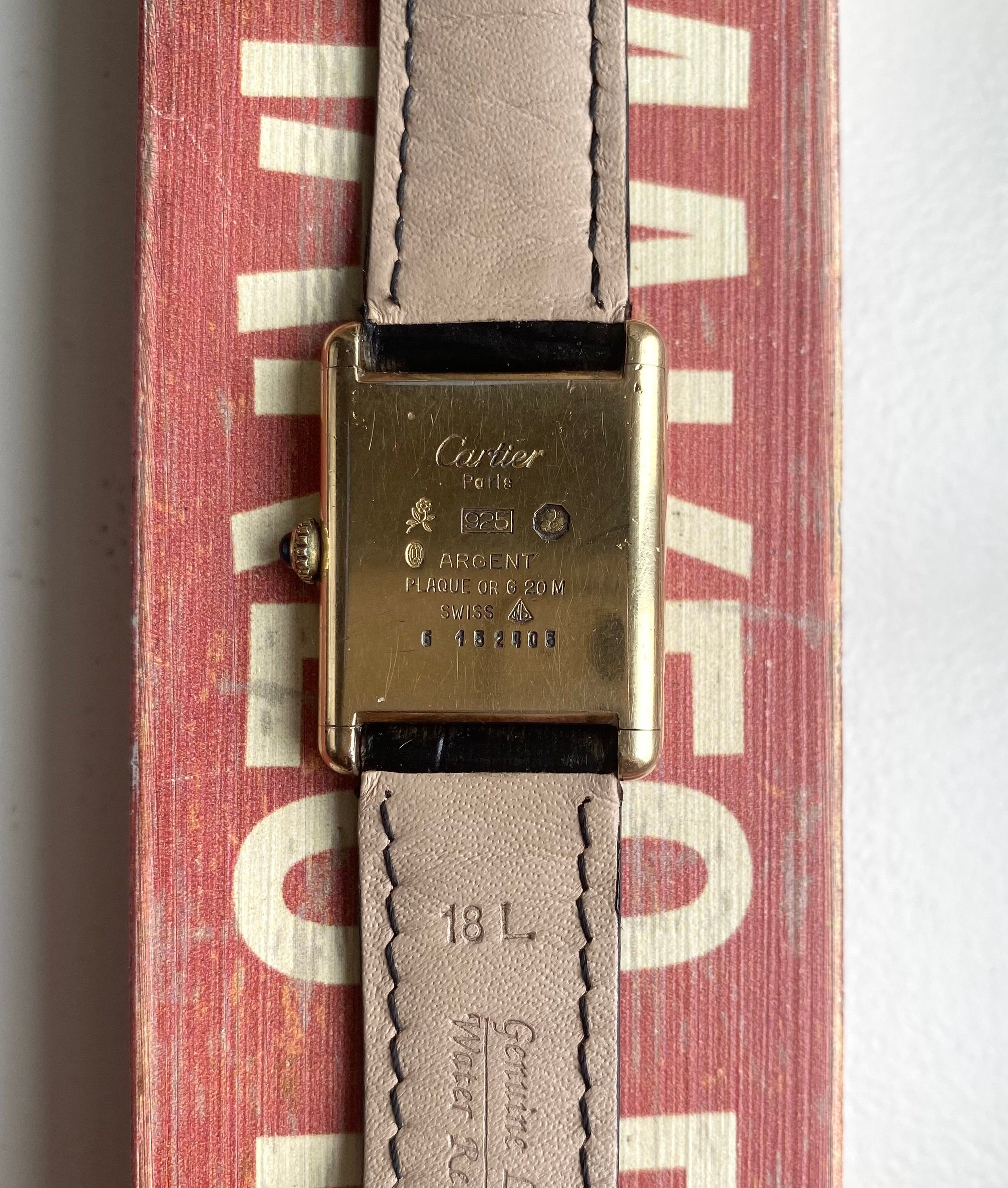 Cartier Tank — Trinity Dial with Box and Card