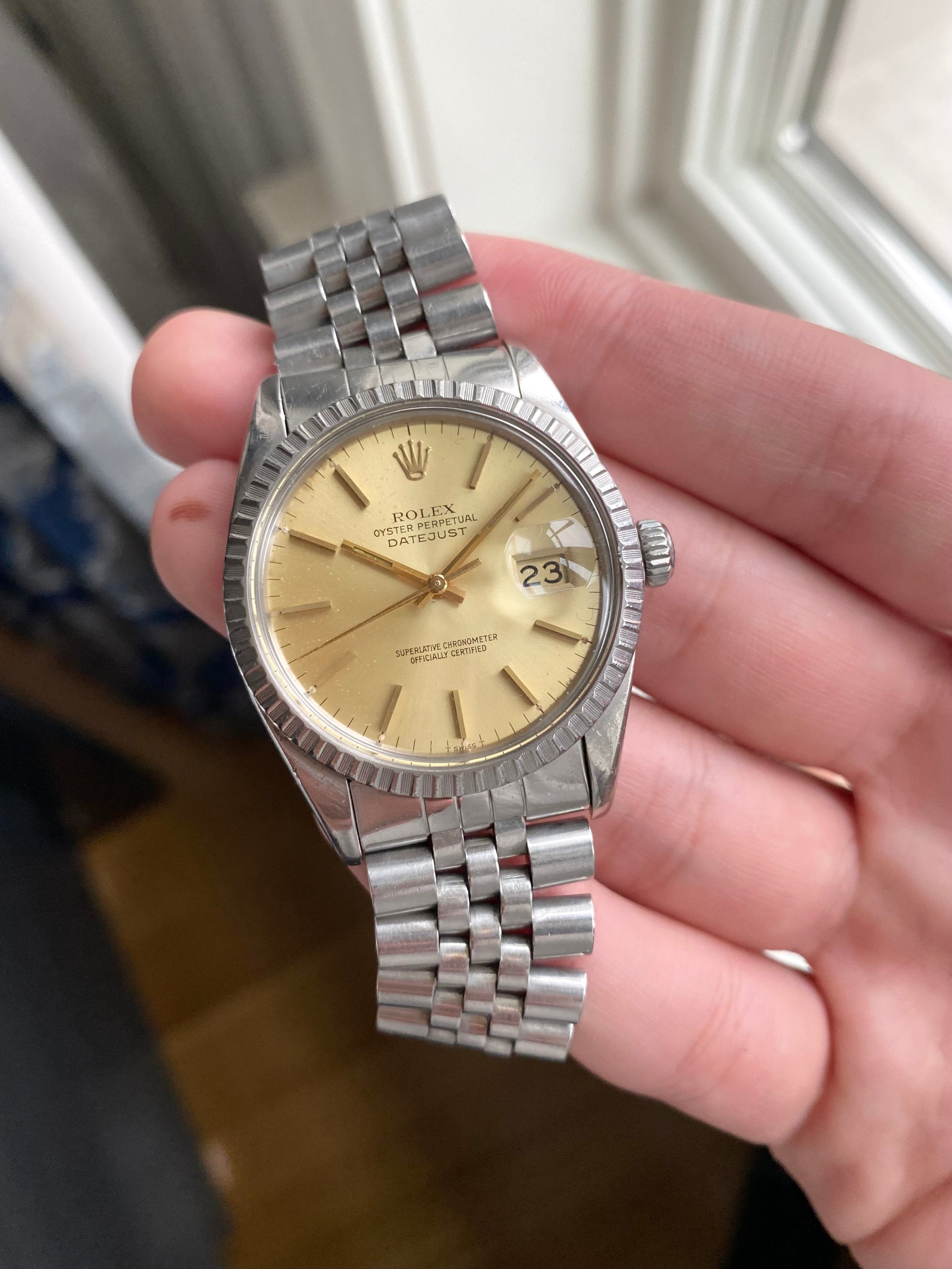 Rolex Datejust 16030 - Champagne