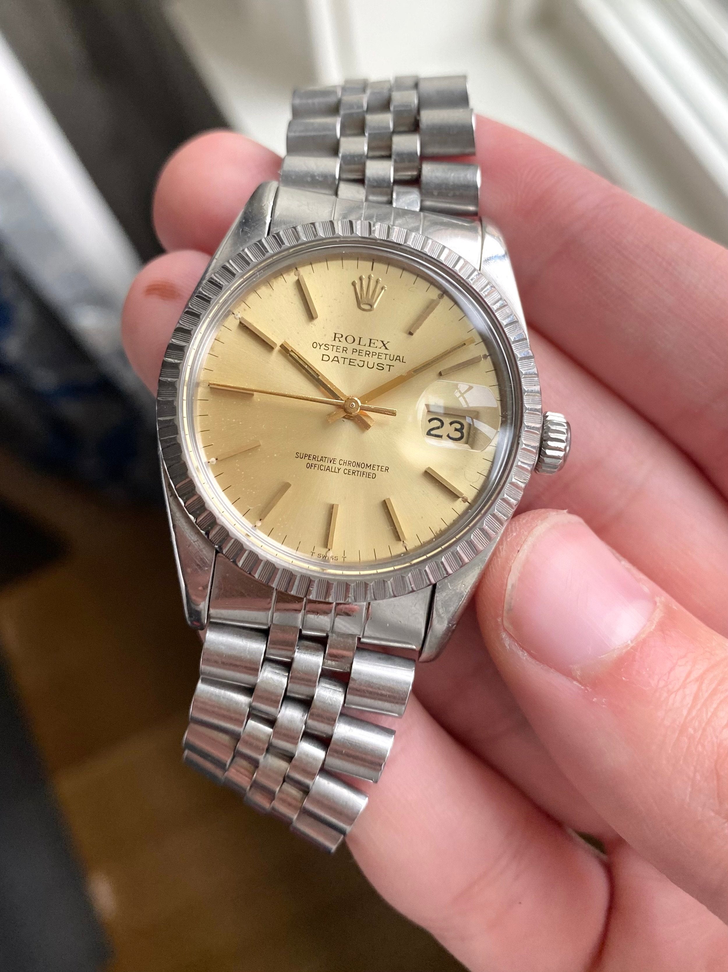 Rolex Datejust 16030 - Champagne