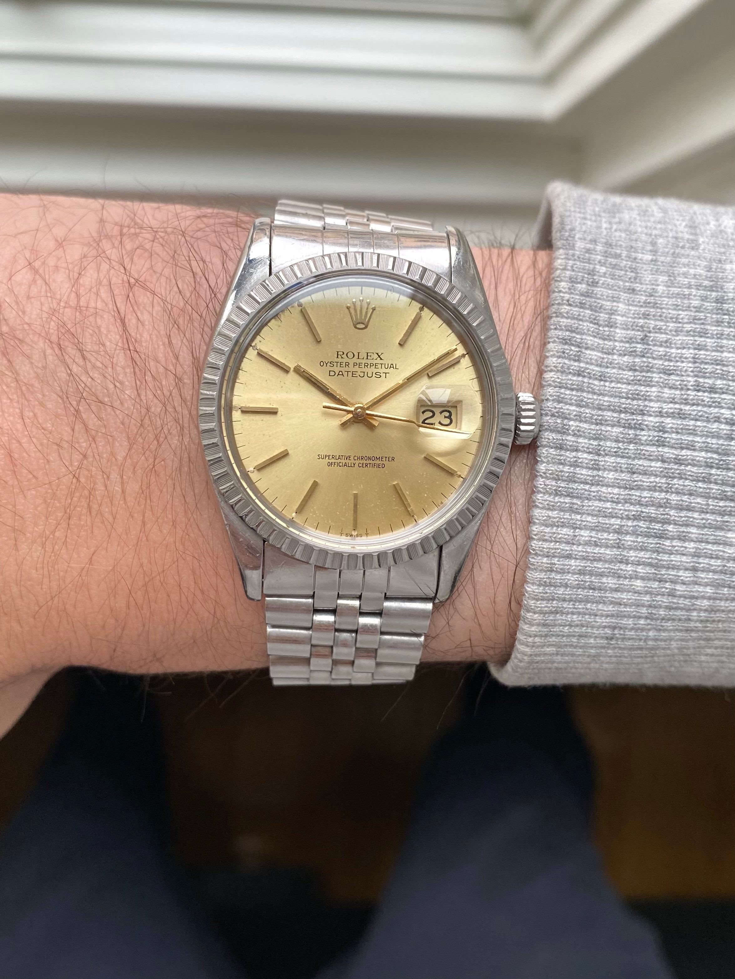 Rolex Datejust 16030 - Champagne