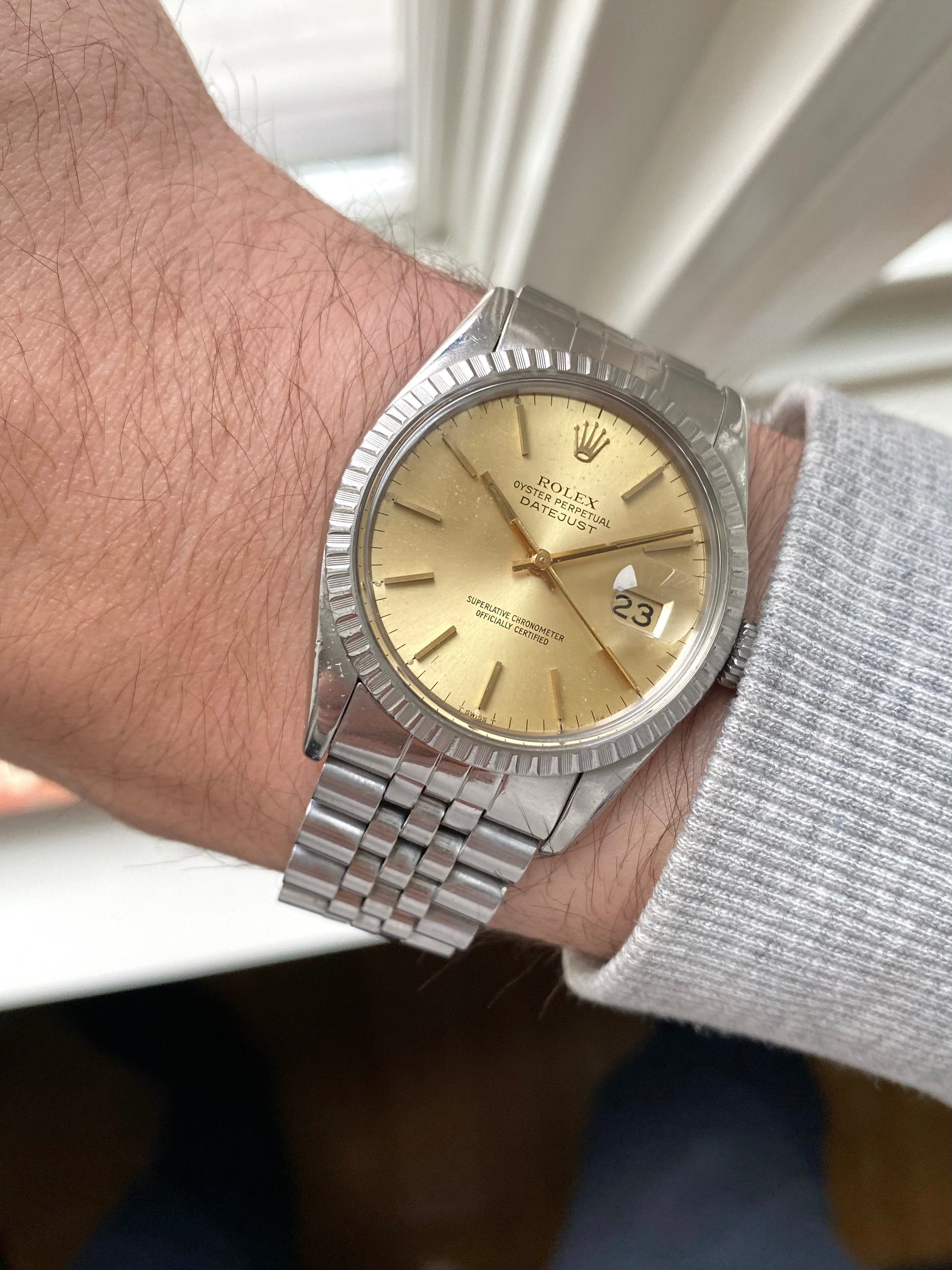 Rolex Datejust 16030 - Champagne