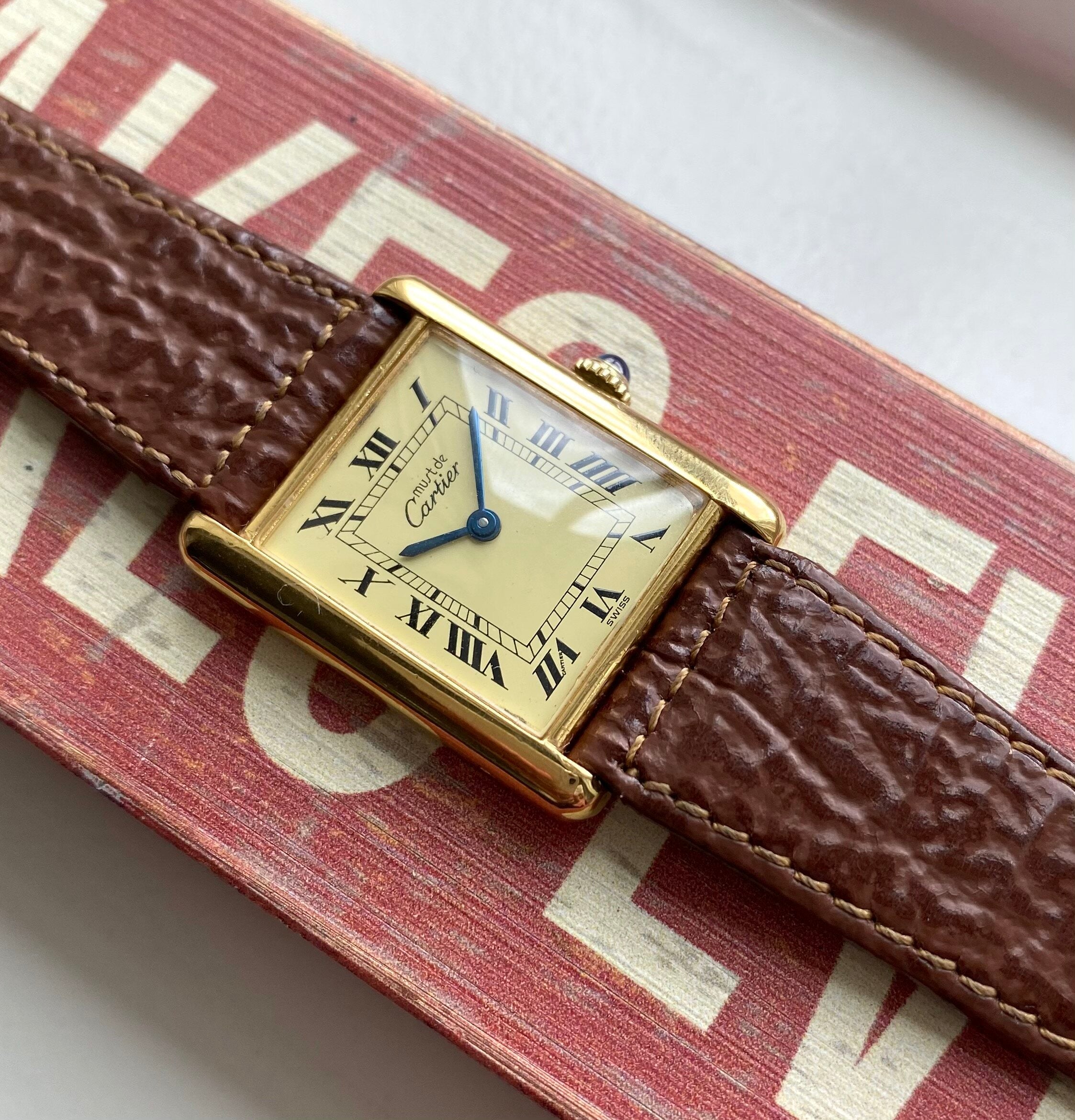 Must de Cartier Tank — Lemon Dial