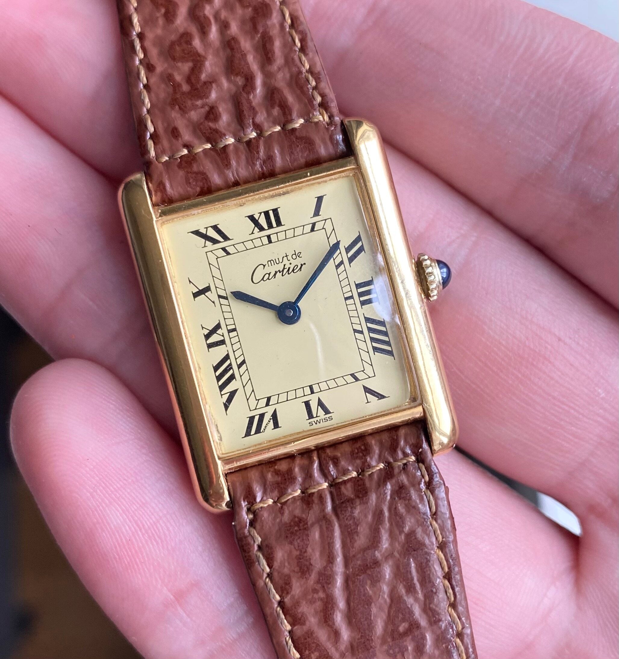 Must de Cartier Tank — Lemon Dial