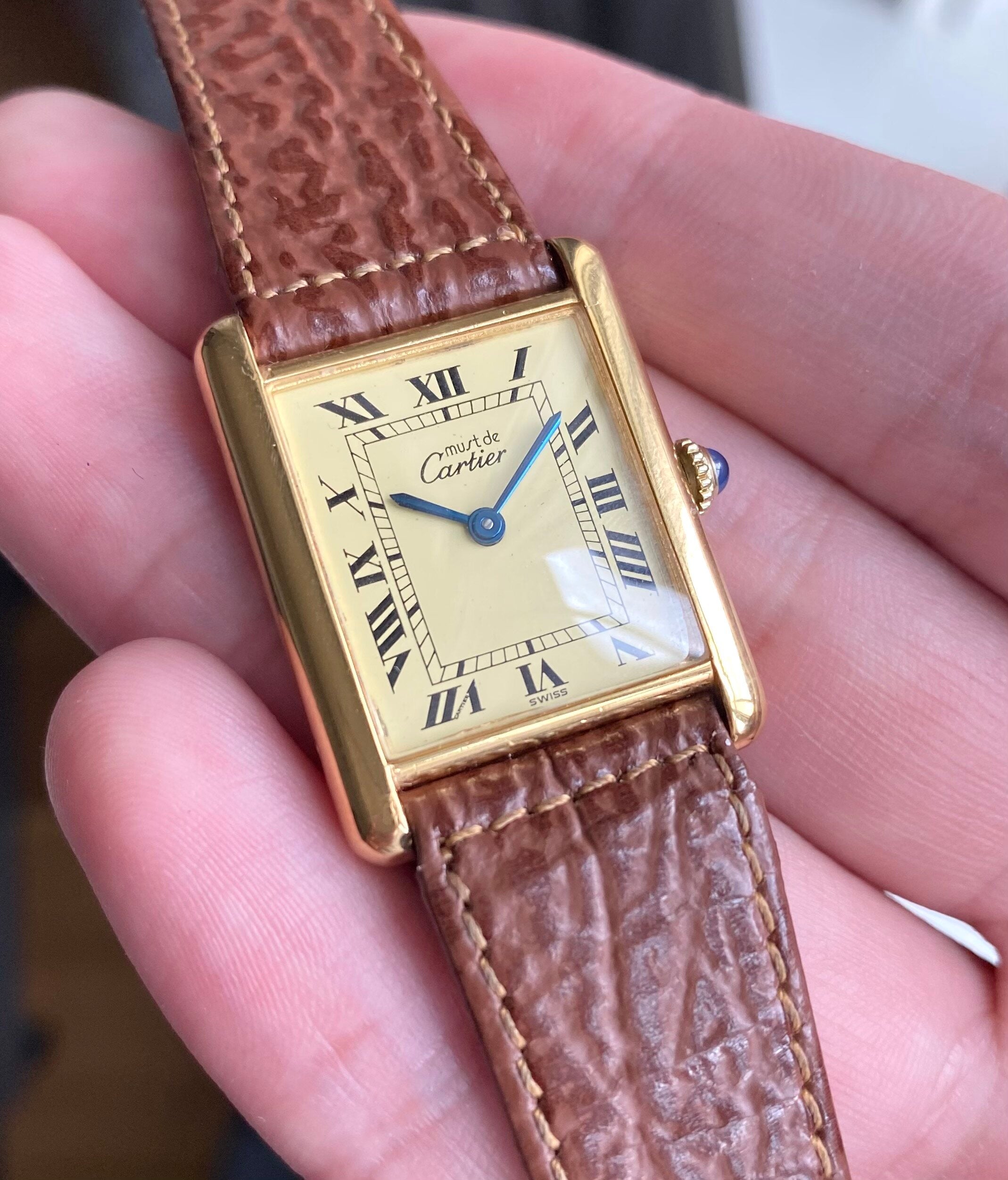 Must de Cartier Tank — Lemon Dial