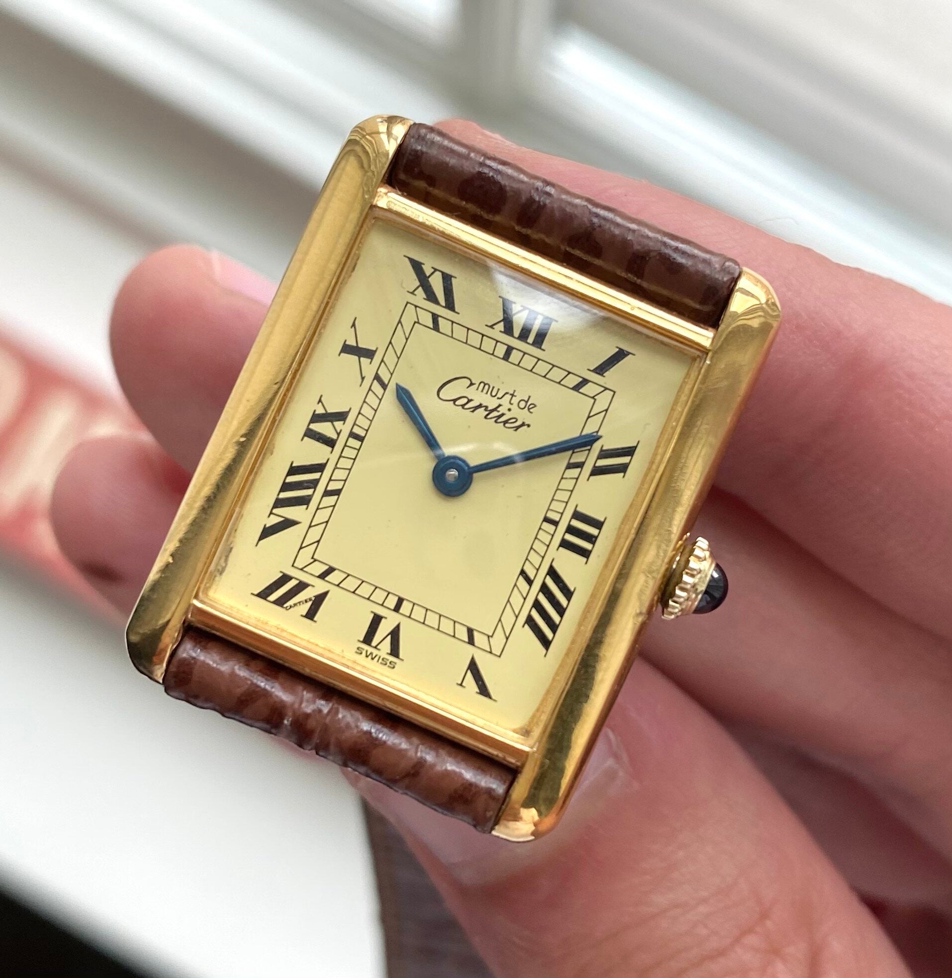 Must de Cartier Tank — Lemon Dial