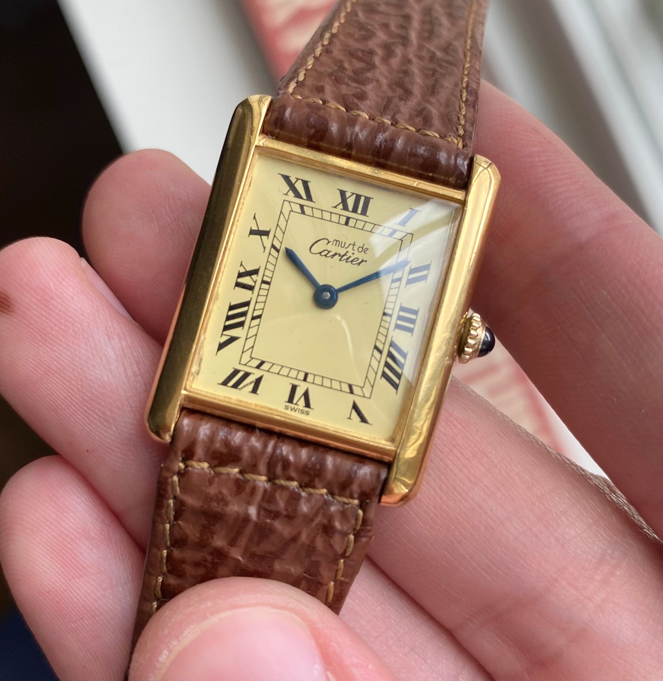 Must de Cartier Tank — Lemon Dial