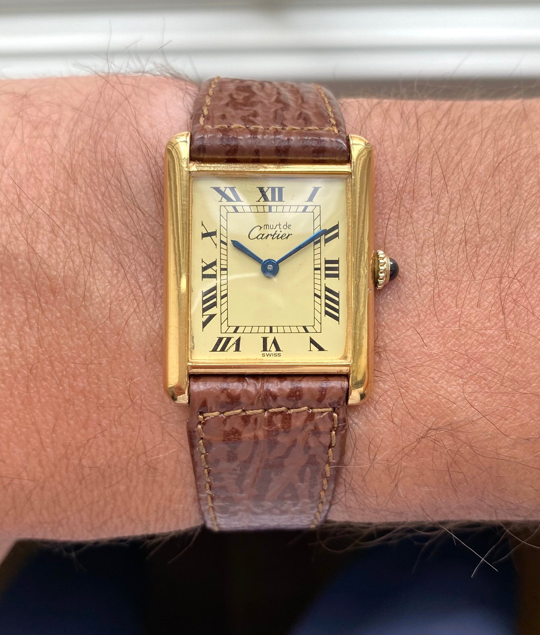 Must de Cartier Tank — Lemon Dial