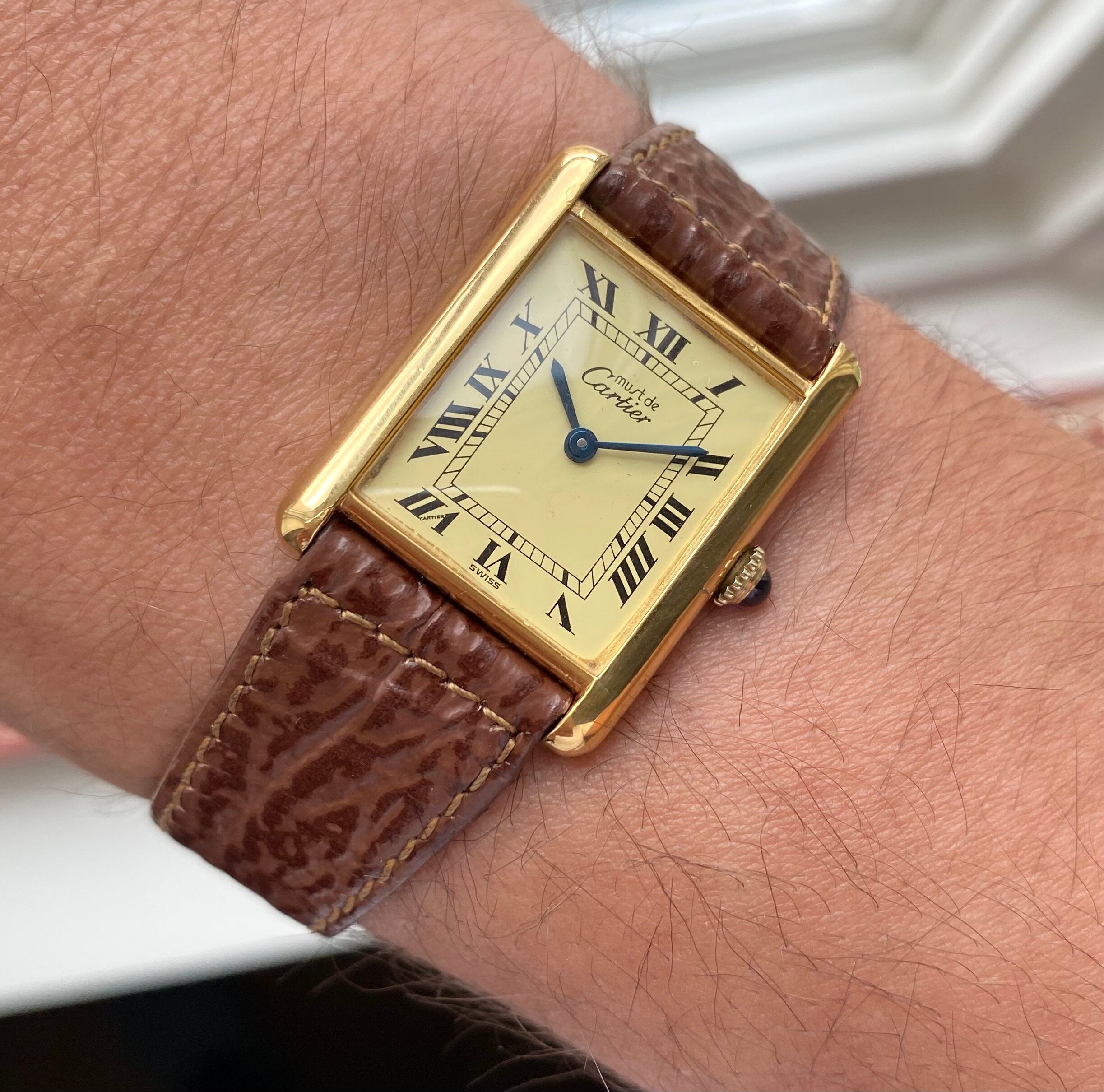 Must de Cartier Tank — Lemon Dial