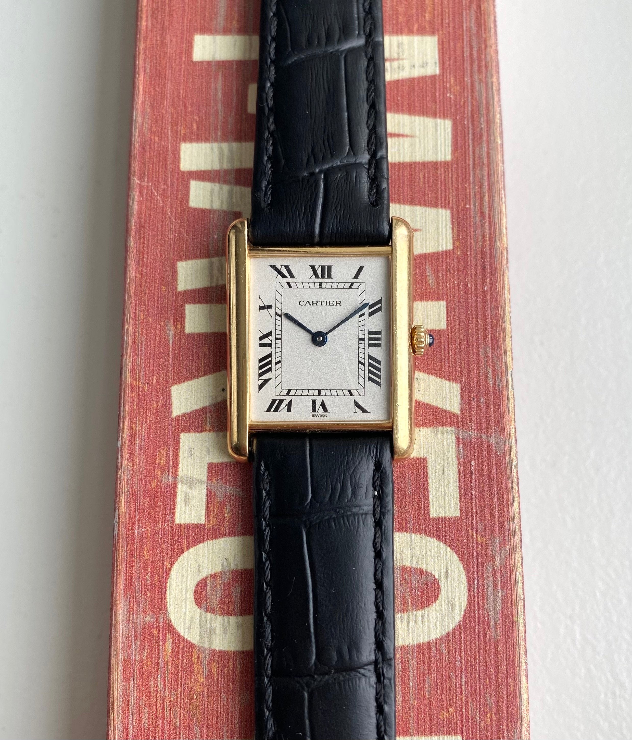 Cartier Tank Louis — 18k Yellow Gold