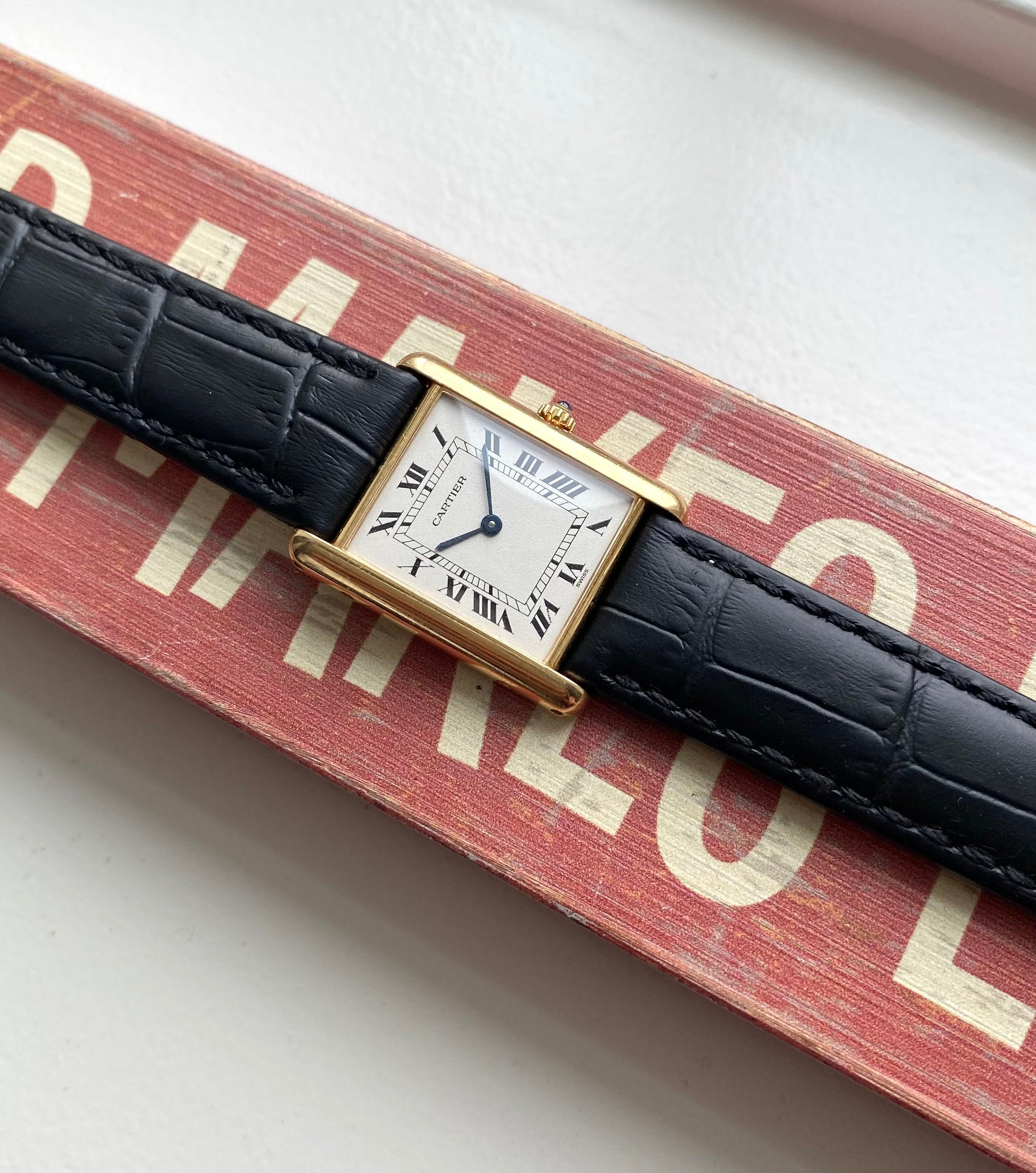 Cartier Tank Louis — 18k Yellow Gold