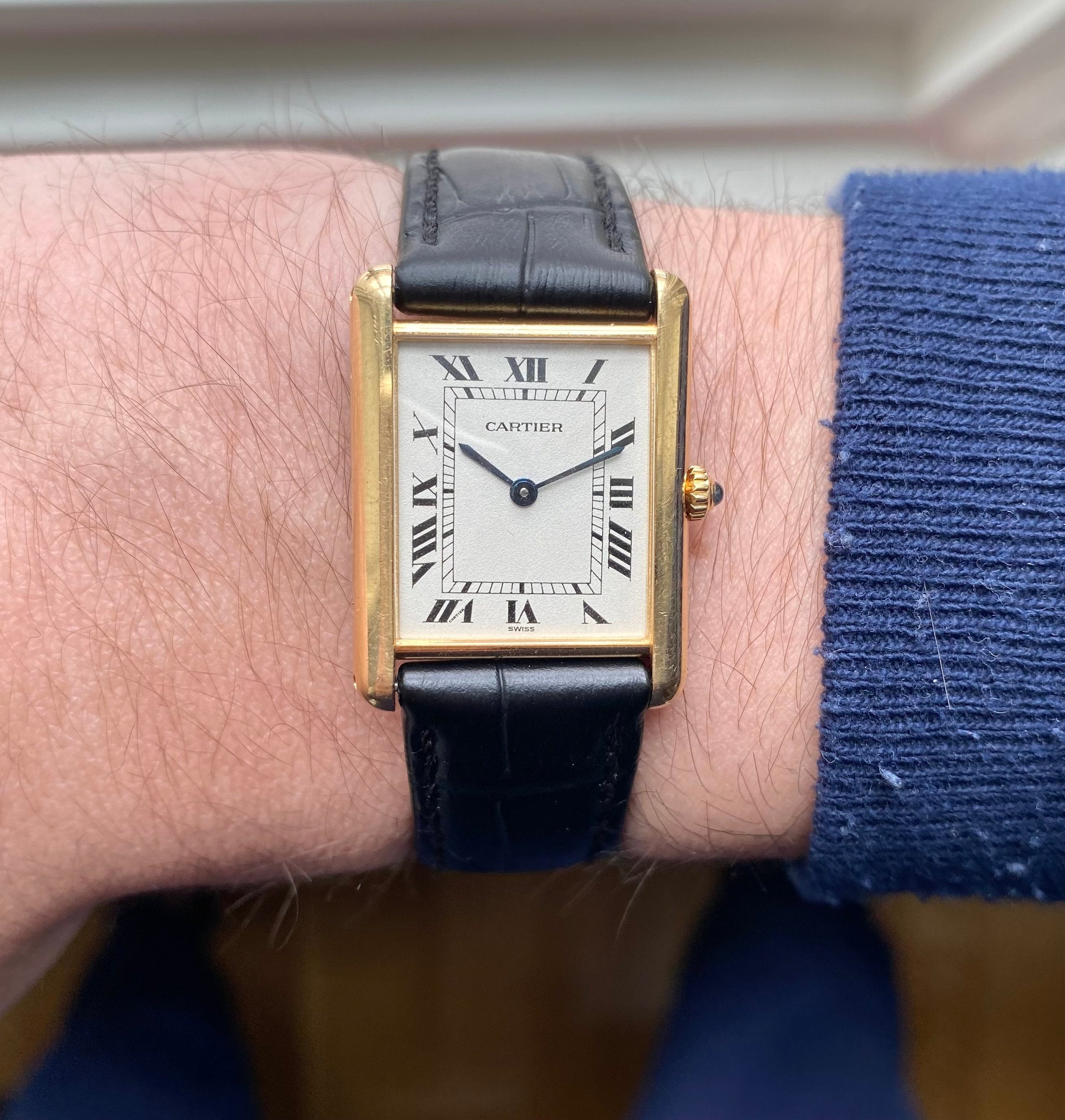 Cartier Tank Louis — 18k Yellow Gold