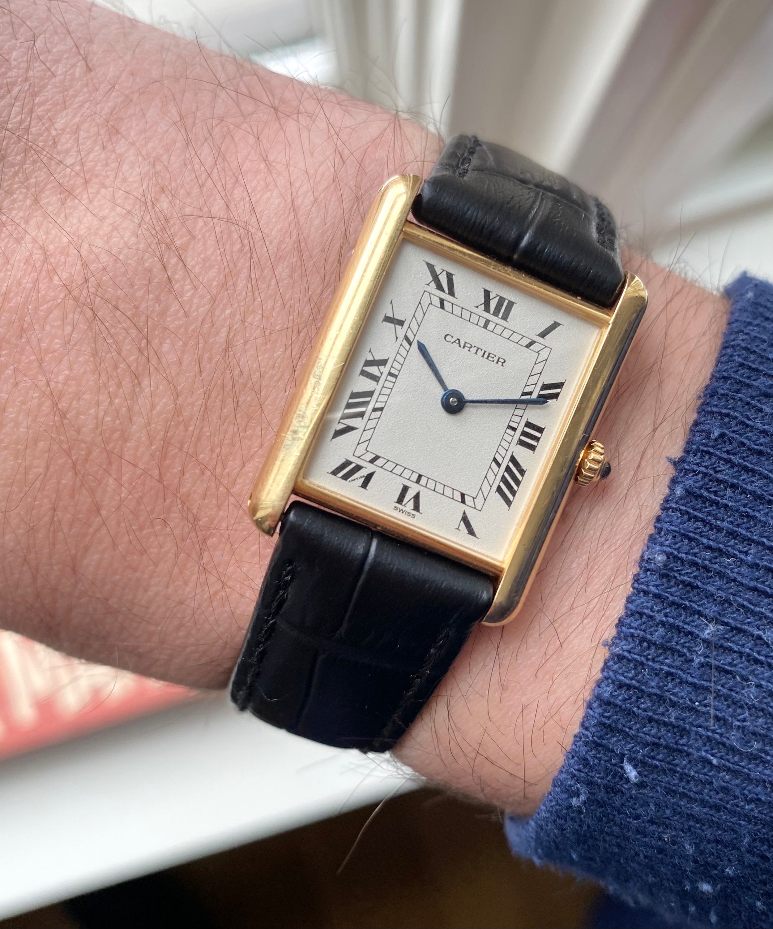 Cartier Tank Louis — 18k Yellow Gold