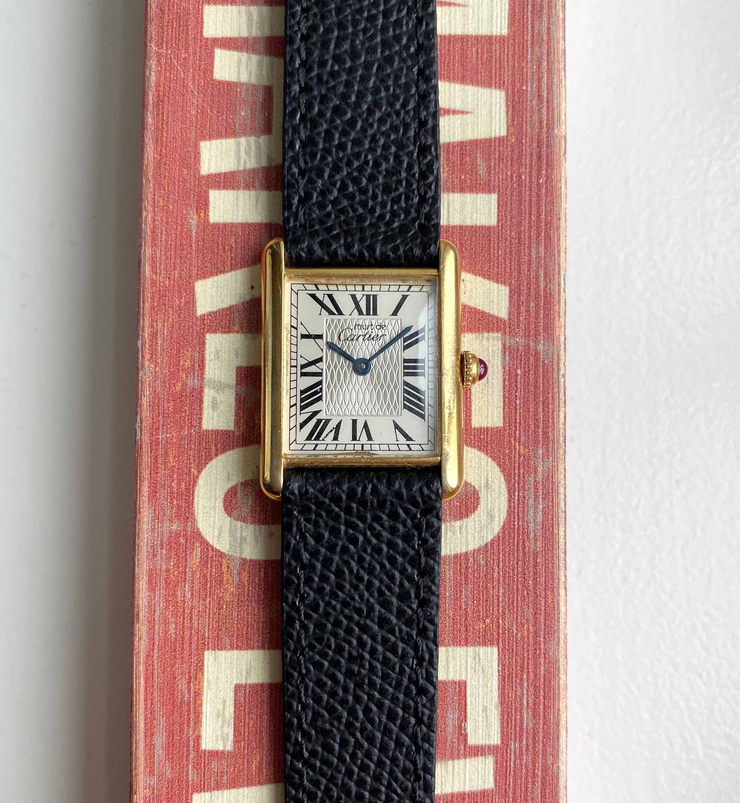 Cartier Tank — Guilloche Dial