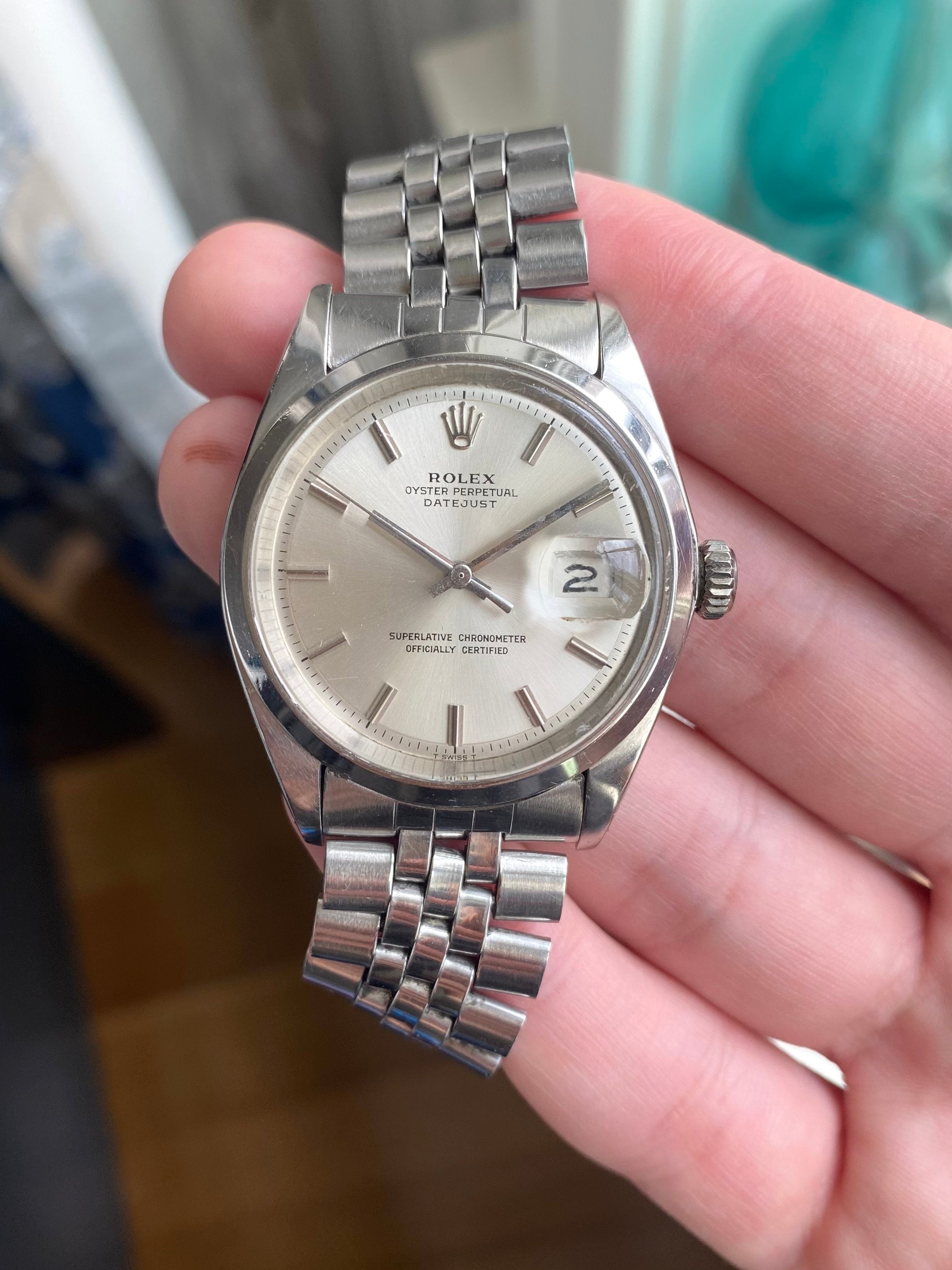 Rolex Datejust 1600 - Silver.