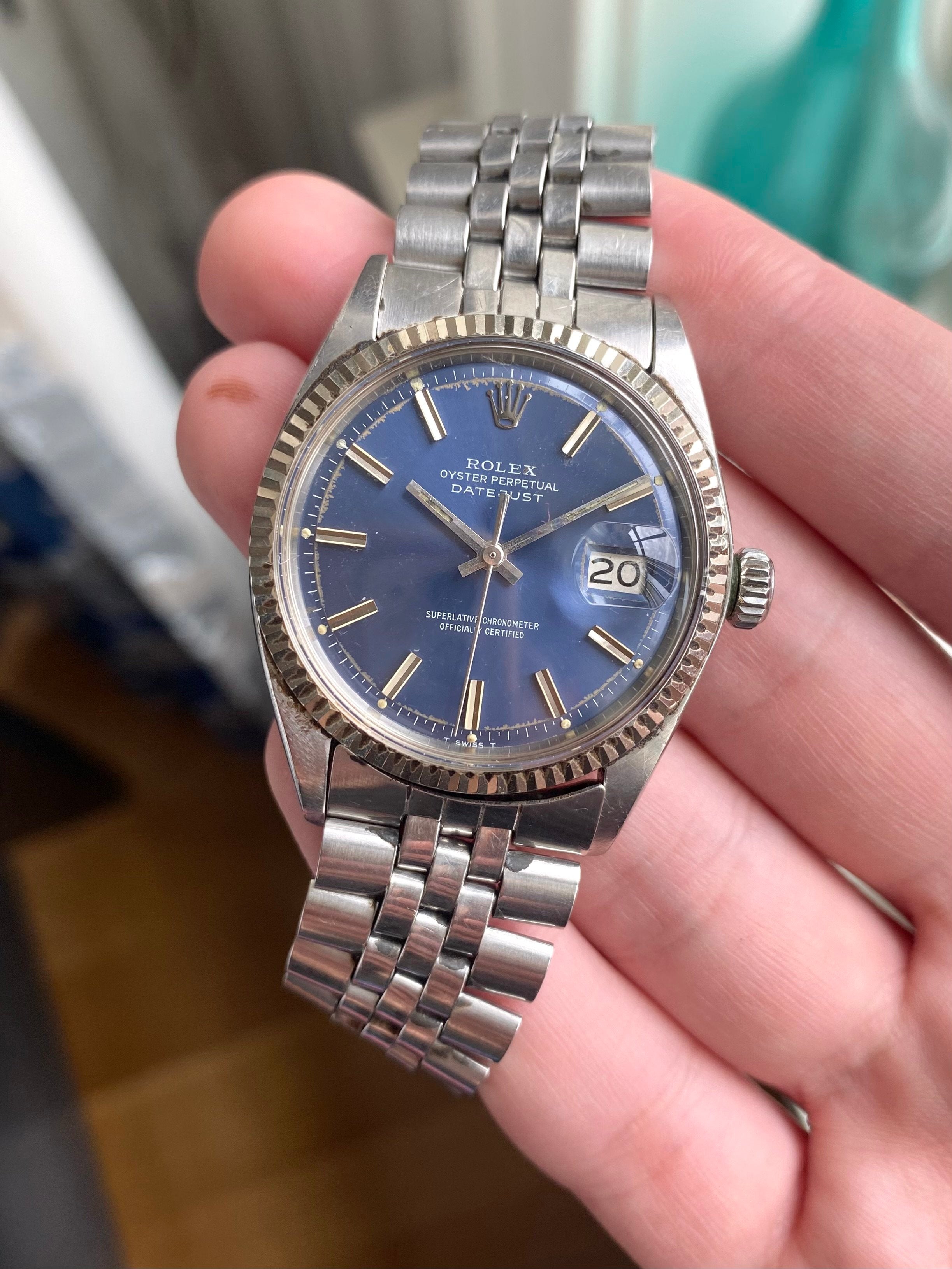 Rolex Datejust 1601 - Blue