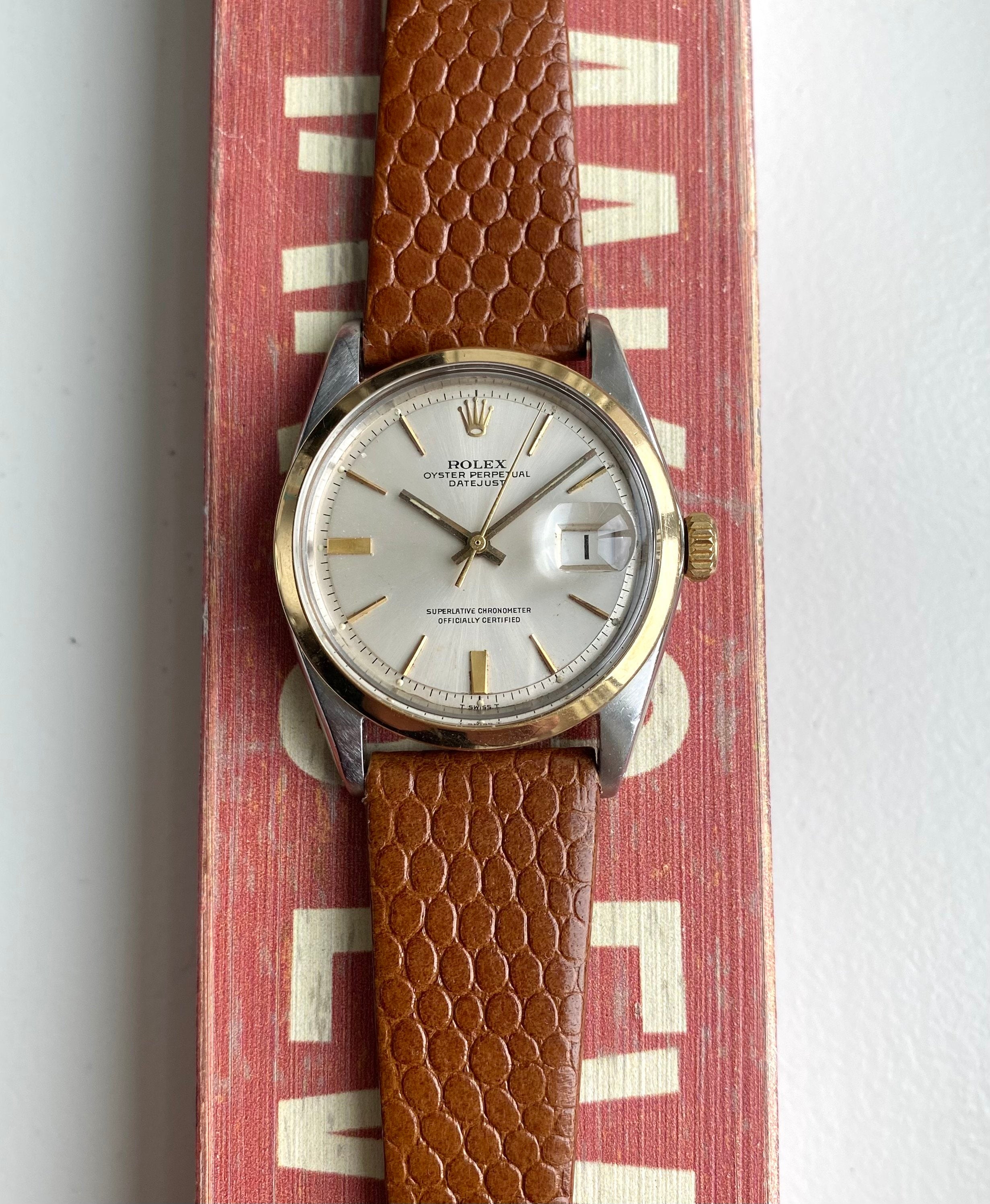 Rolex Datejust ref. 1600 — Two-tone