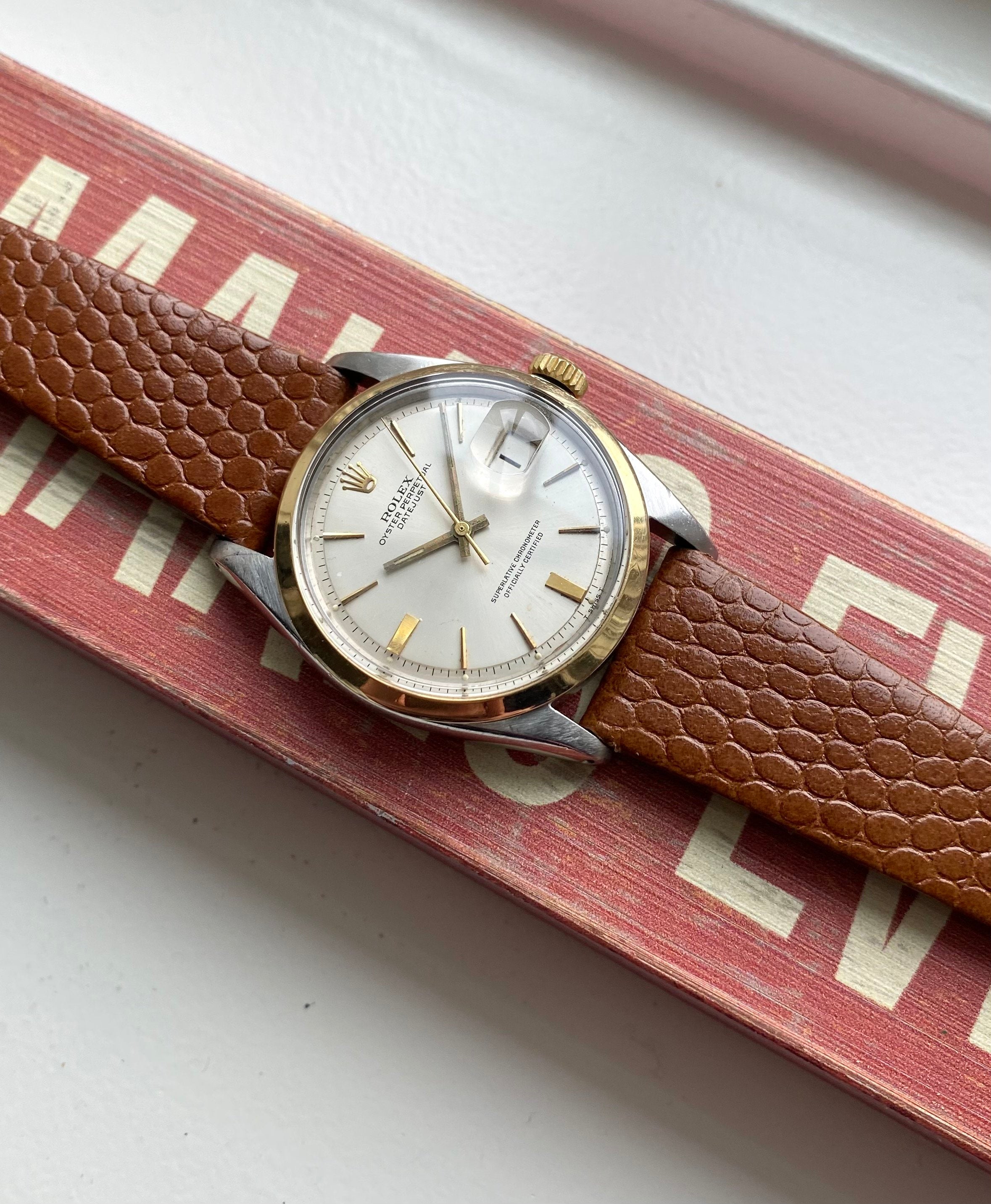 Rolex Datejust ref. 1600 — Two-tone