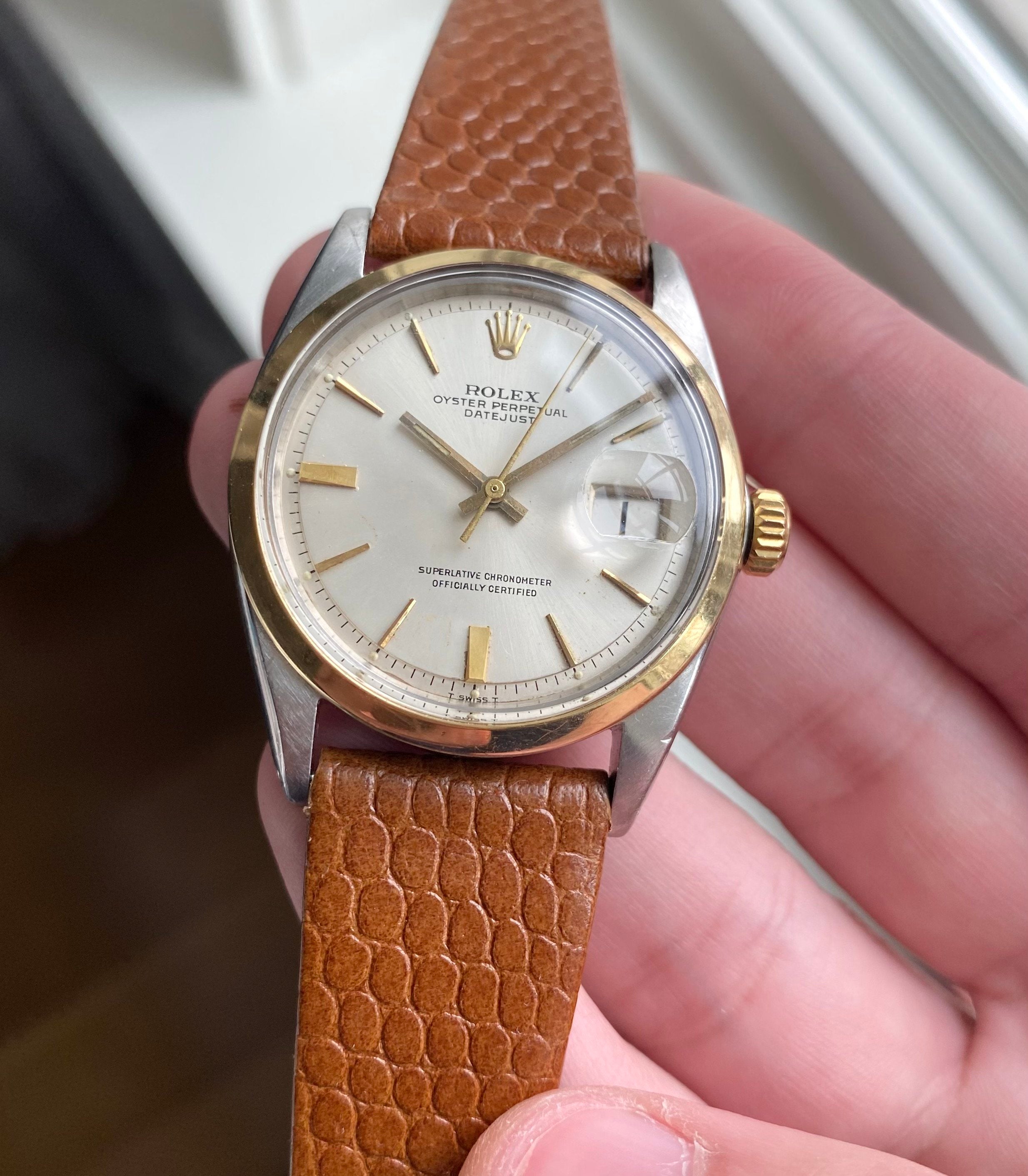 Rolex Datejust ref. 1600 — Two-tone