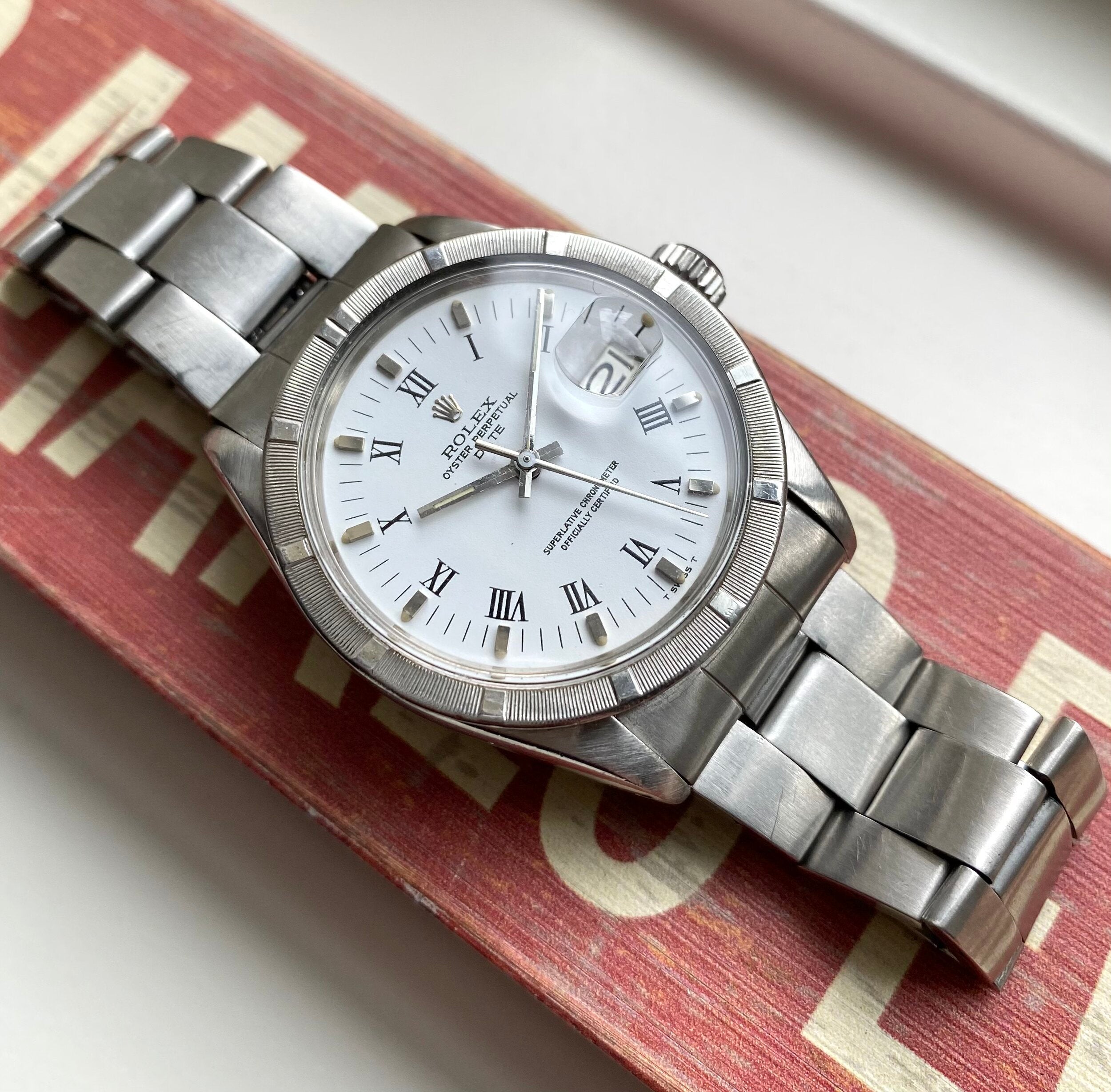 Rolex Oyster Perpetual Date ref. 1501 — "Buckley" Dial