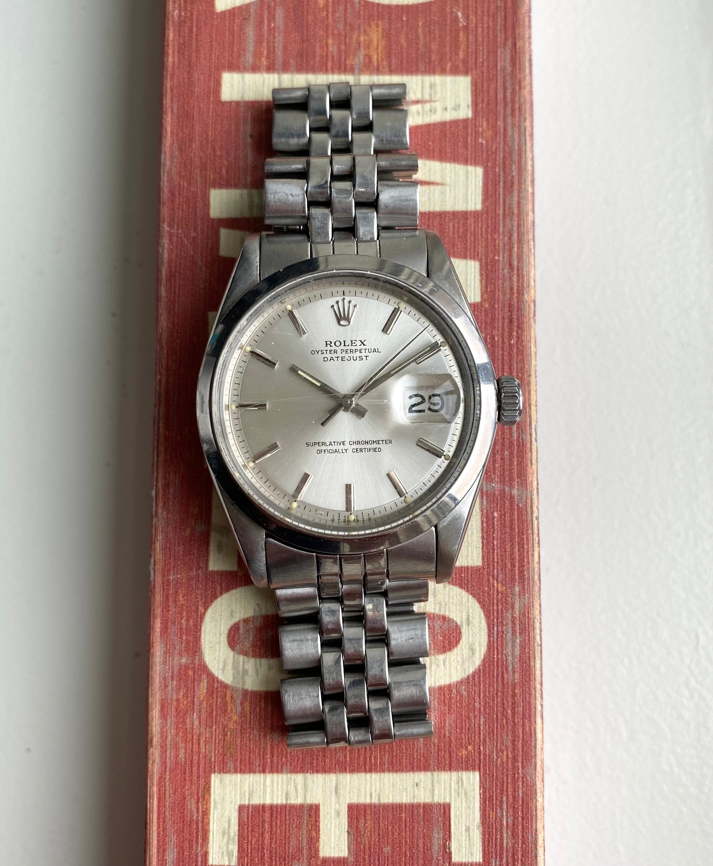 Rolex Datejust ref. 1600 — Silver Sigma Dial