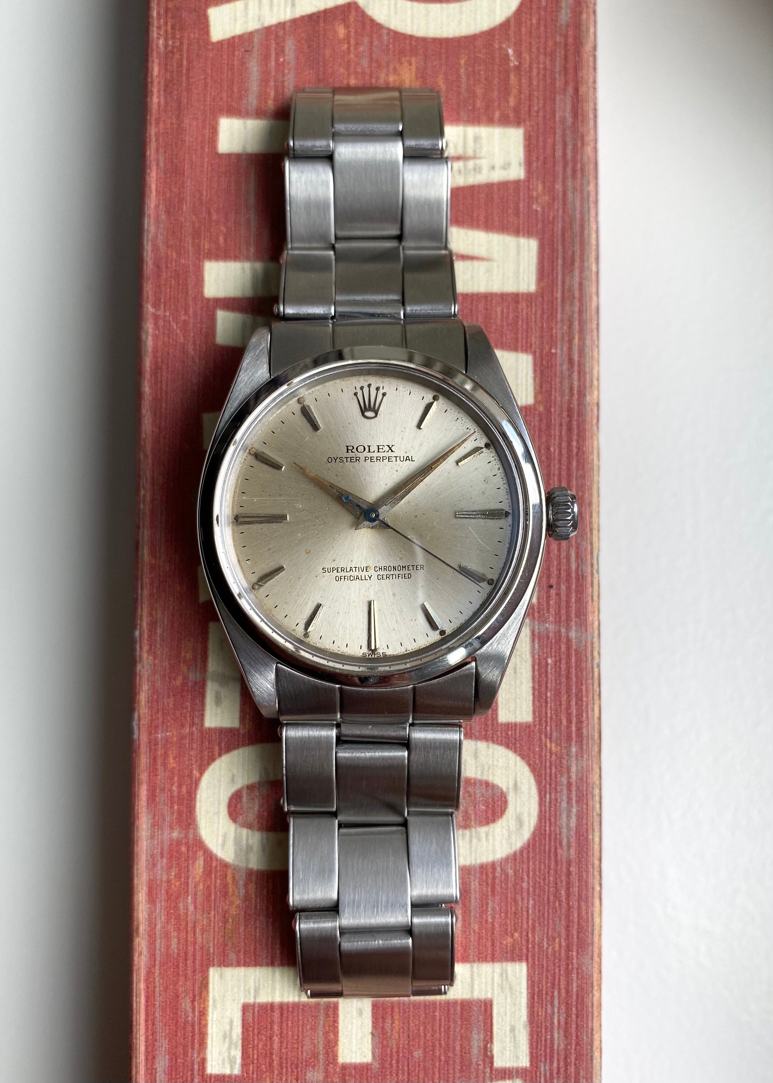 Rolex Oyster Perpetual ref. 1002 — Dauphine Hands