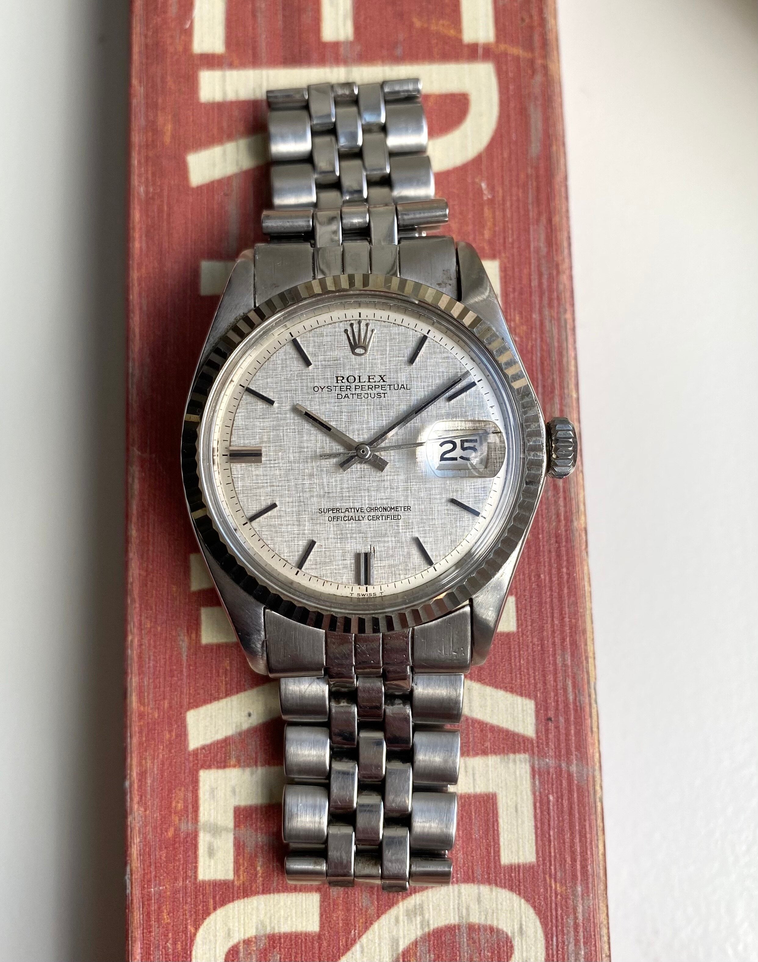 Rolex Datejust ref. 1601 — Linen Dial