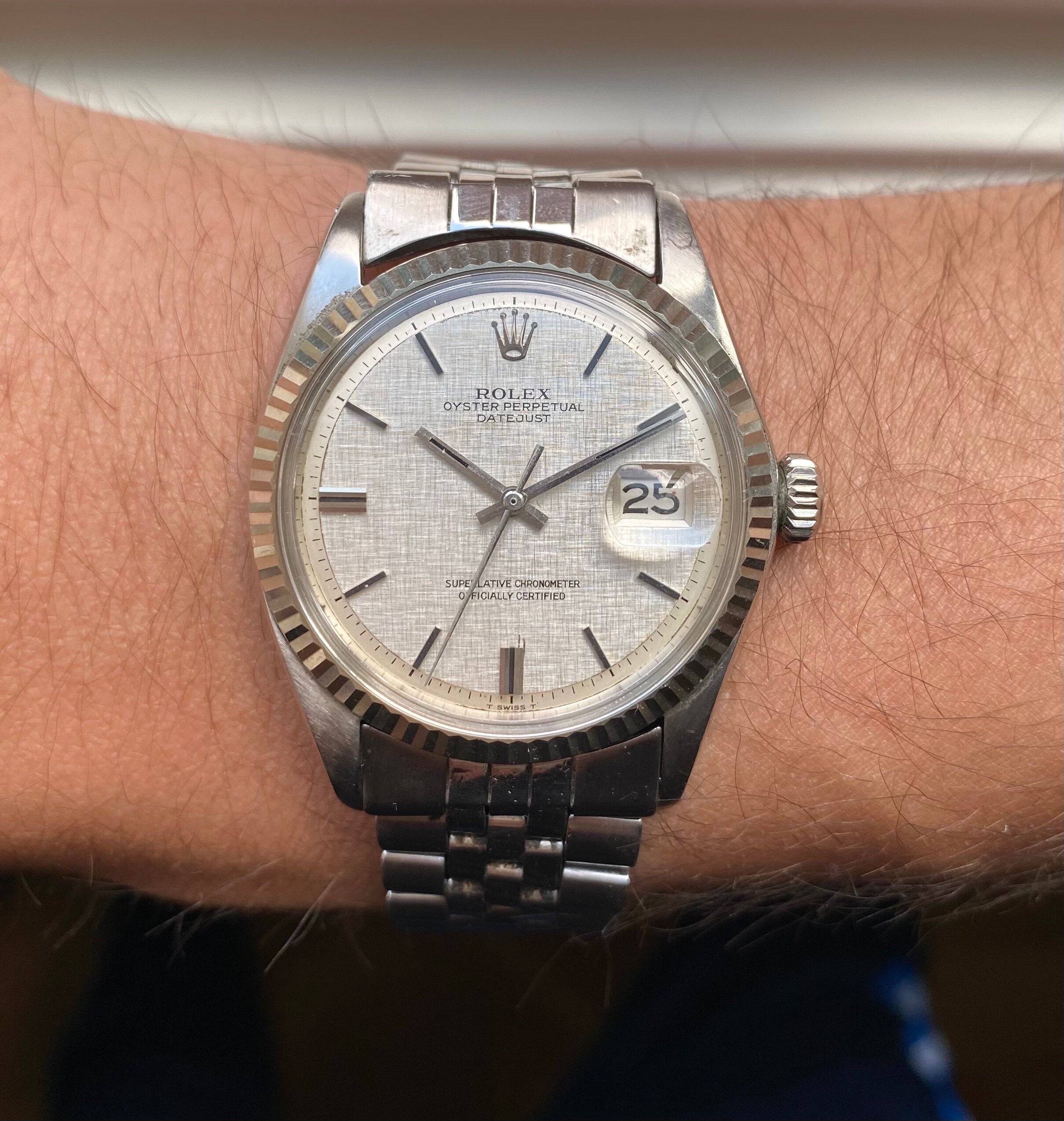 Rolex Datejust ref. 1601 — Linen Dial