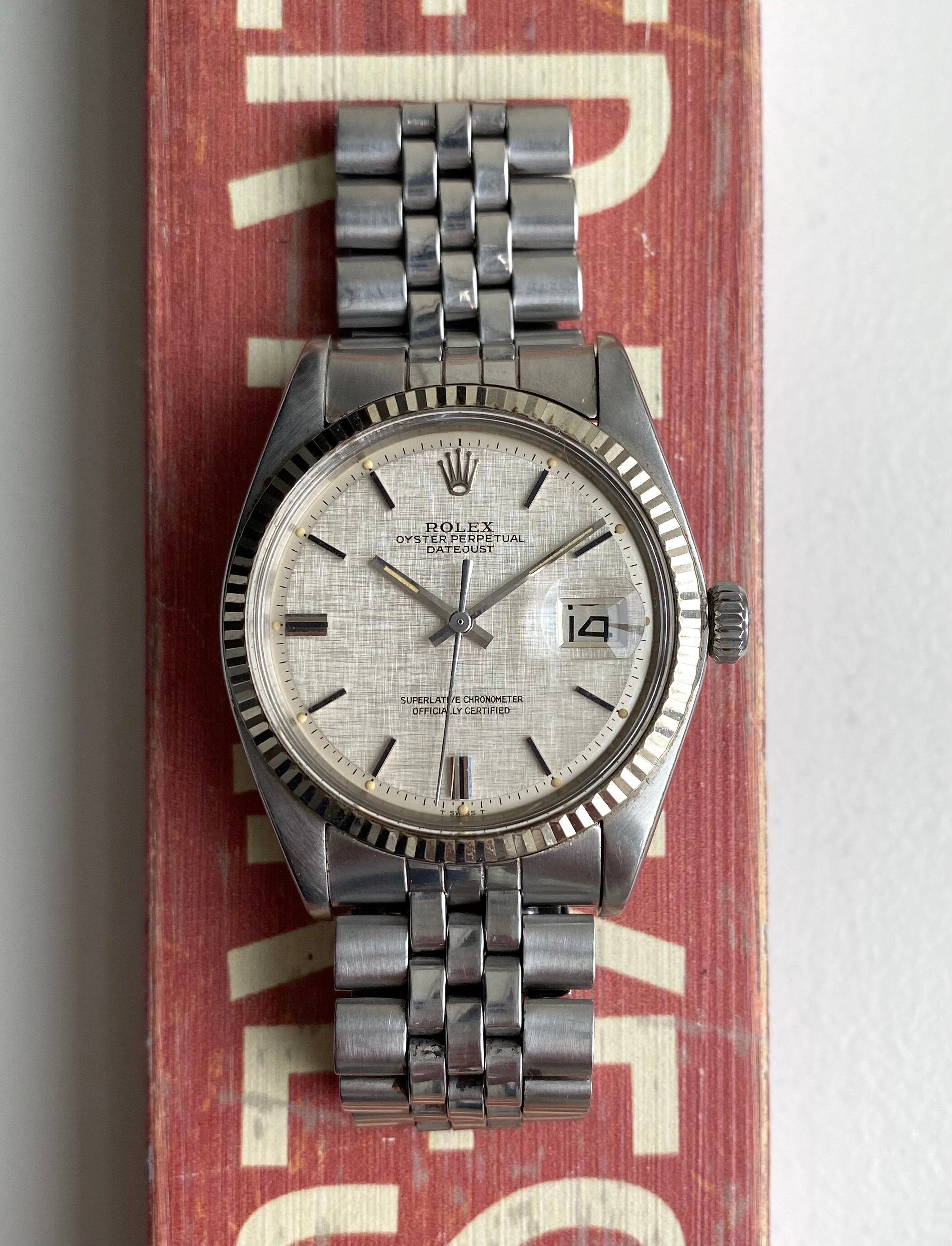 Rolex Datejust ref. 1601 — Linen Dial