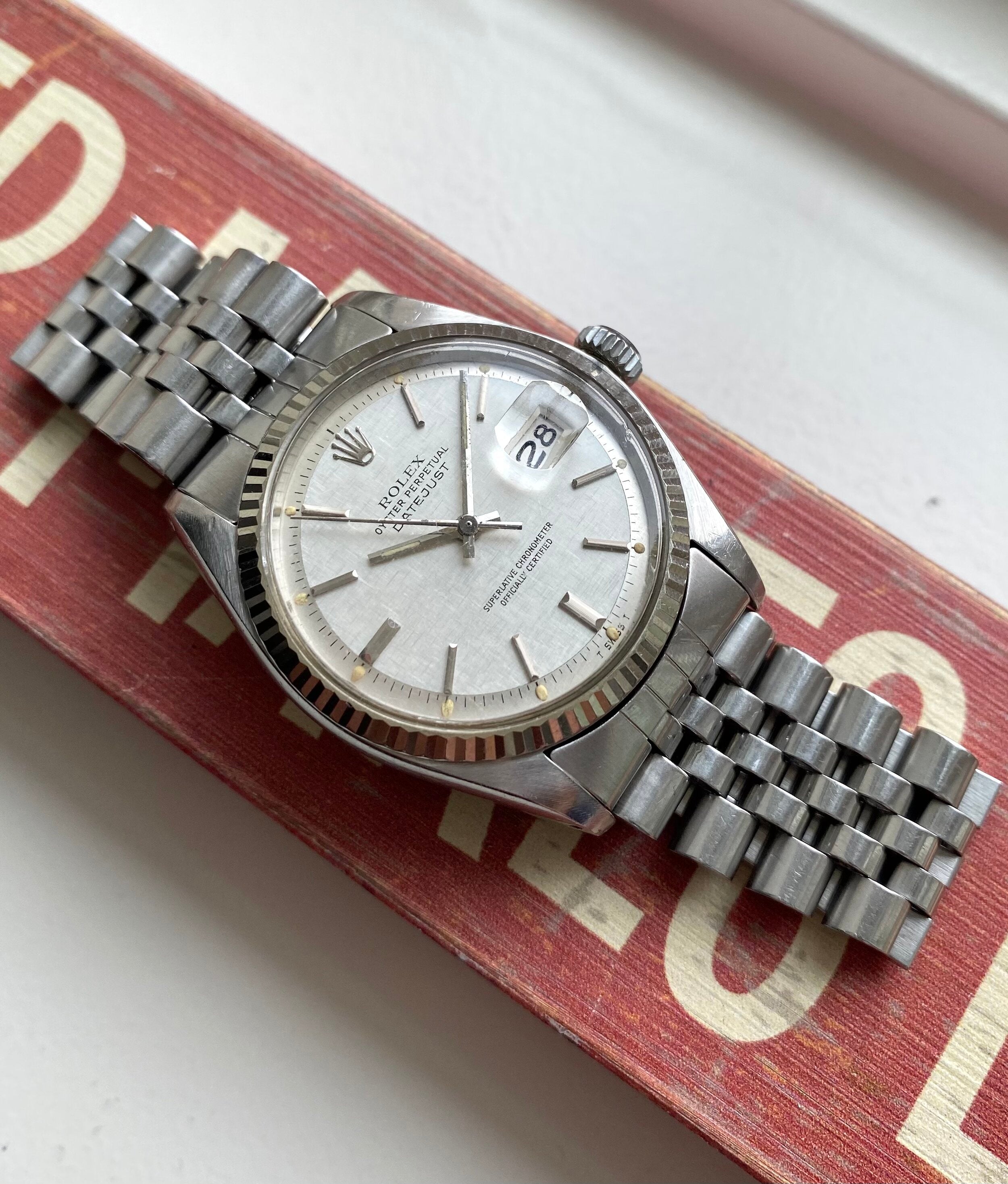 Rolex Datejust ref. 1601 — Linen Dial