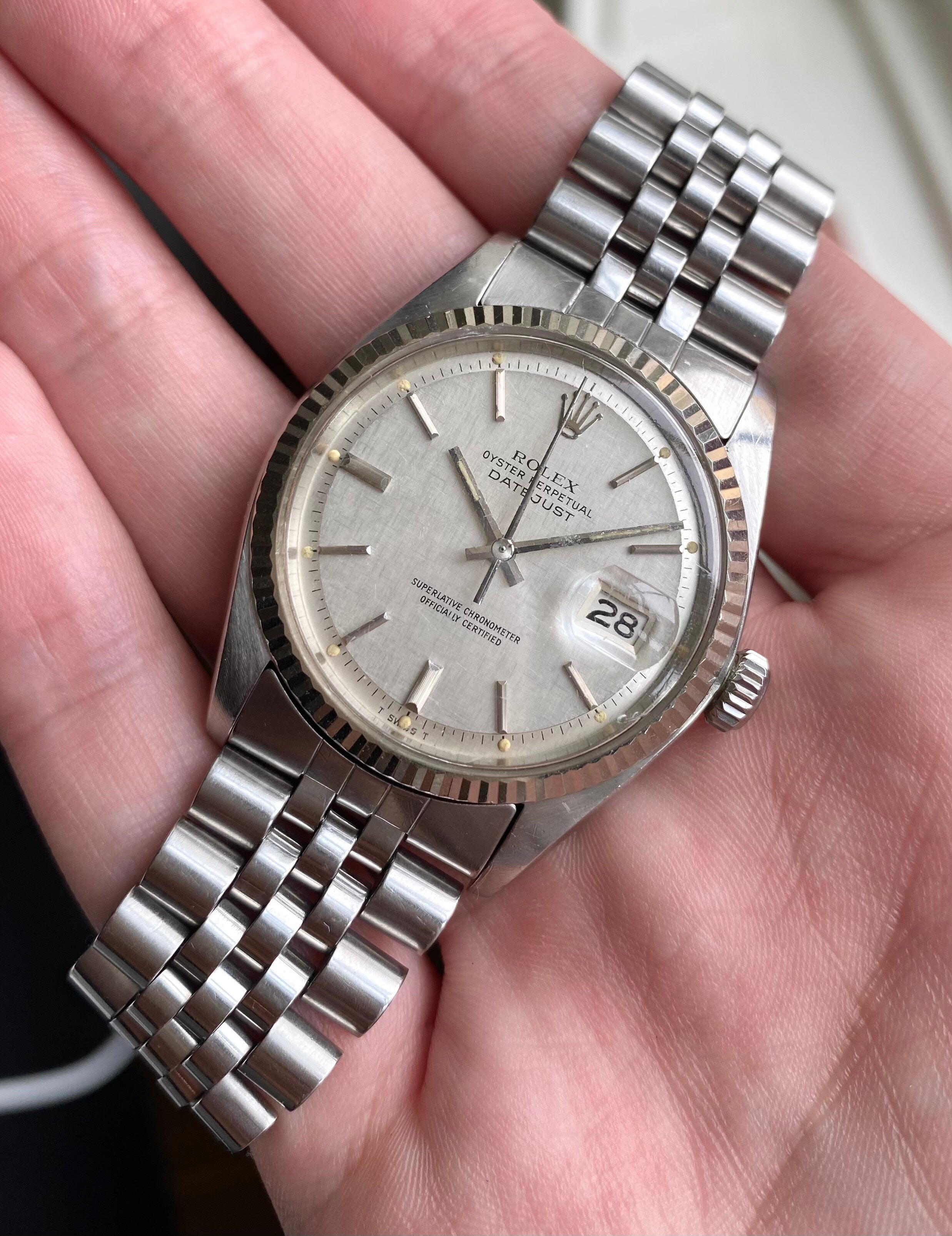 Rolex Datejust ref. 1601 — Linen Dial