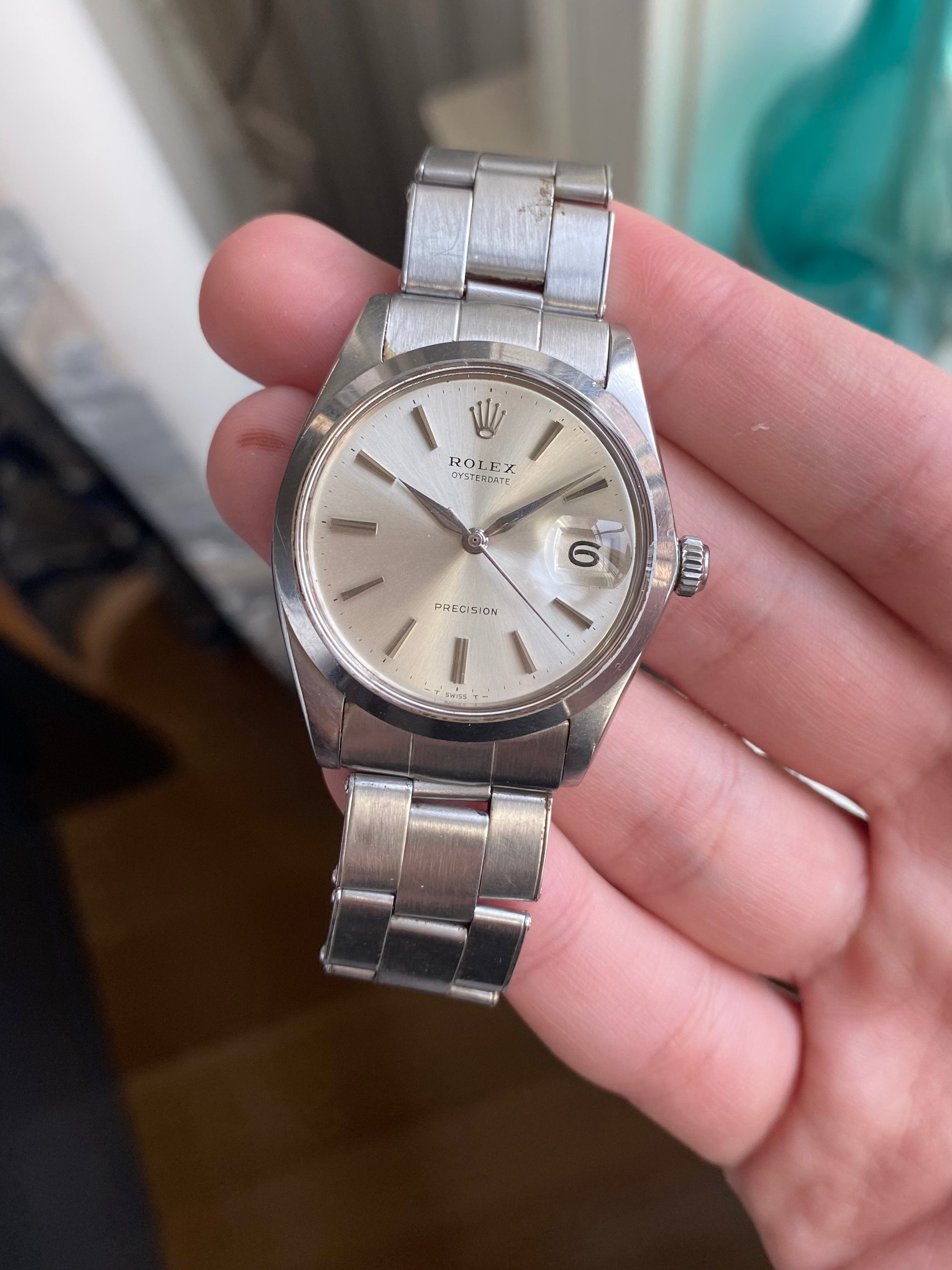 Rolex Precision Oystrerdate - Alpha Hands.