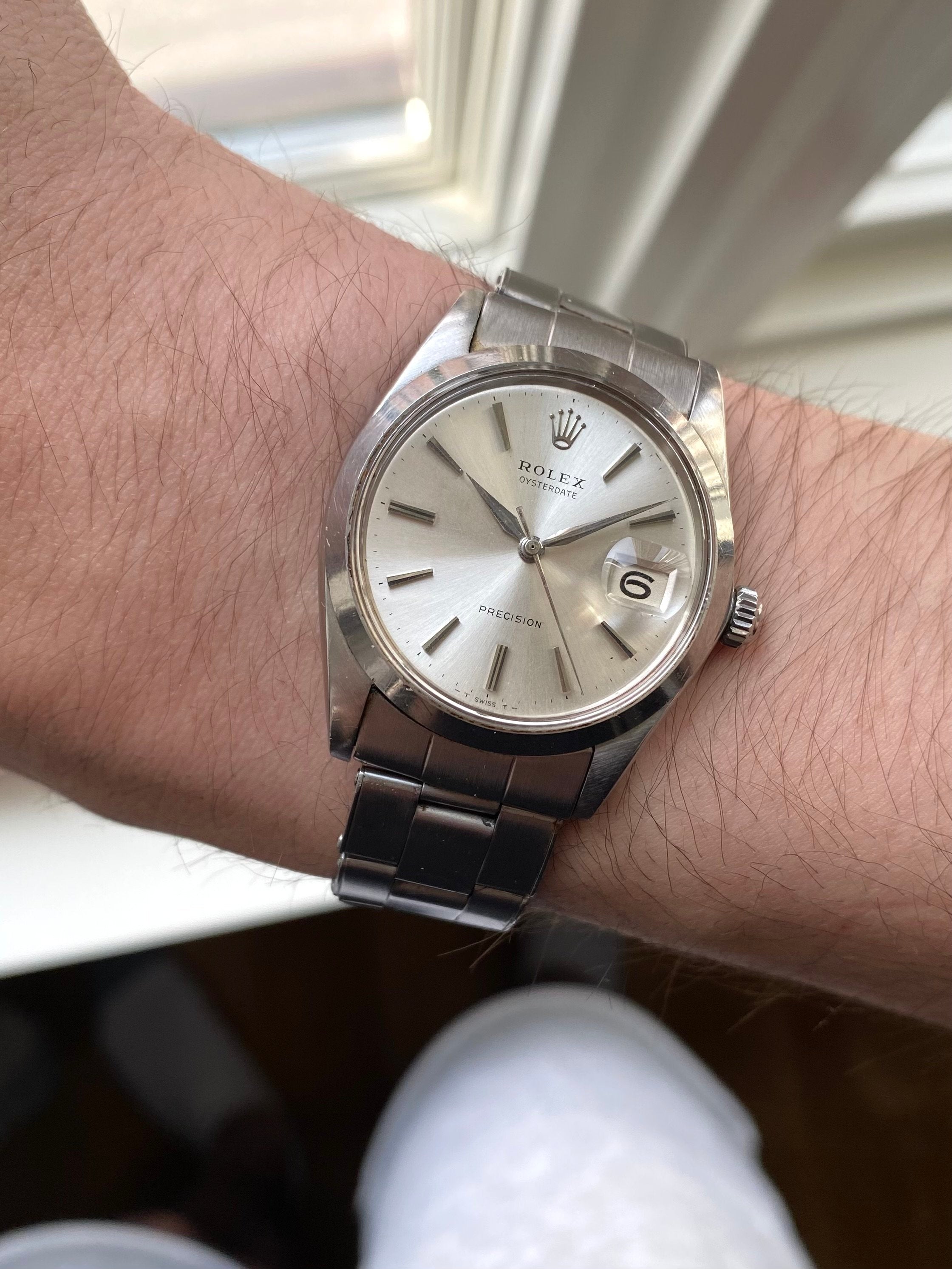 Rolex Precision Oystrerdate - Alpha Hands.