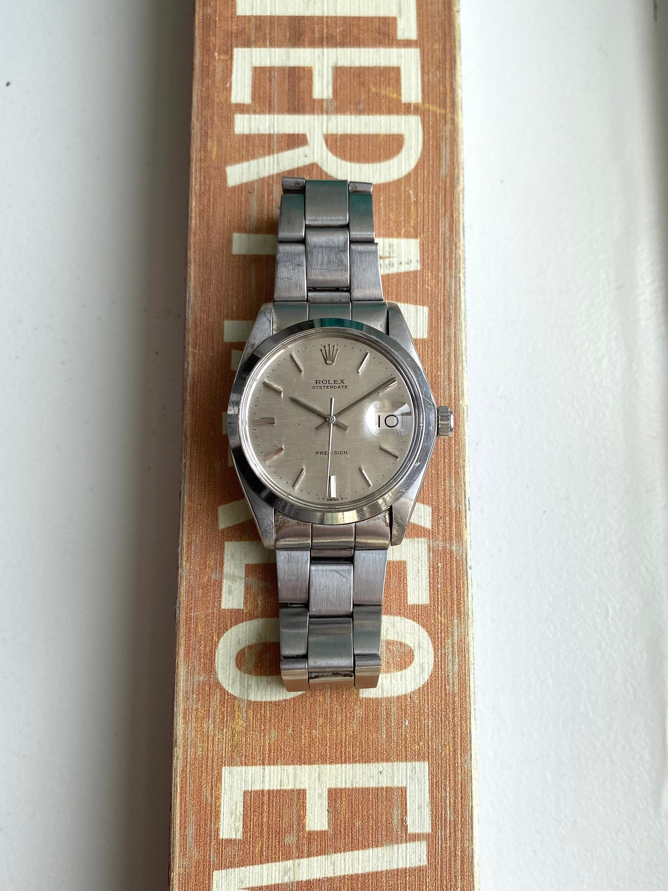 Rolex Precision 6694 - Silver Pebble.