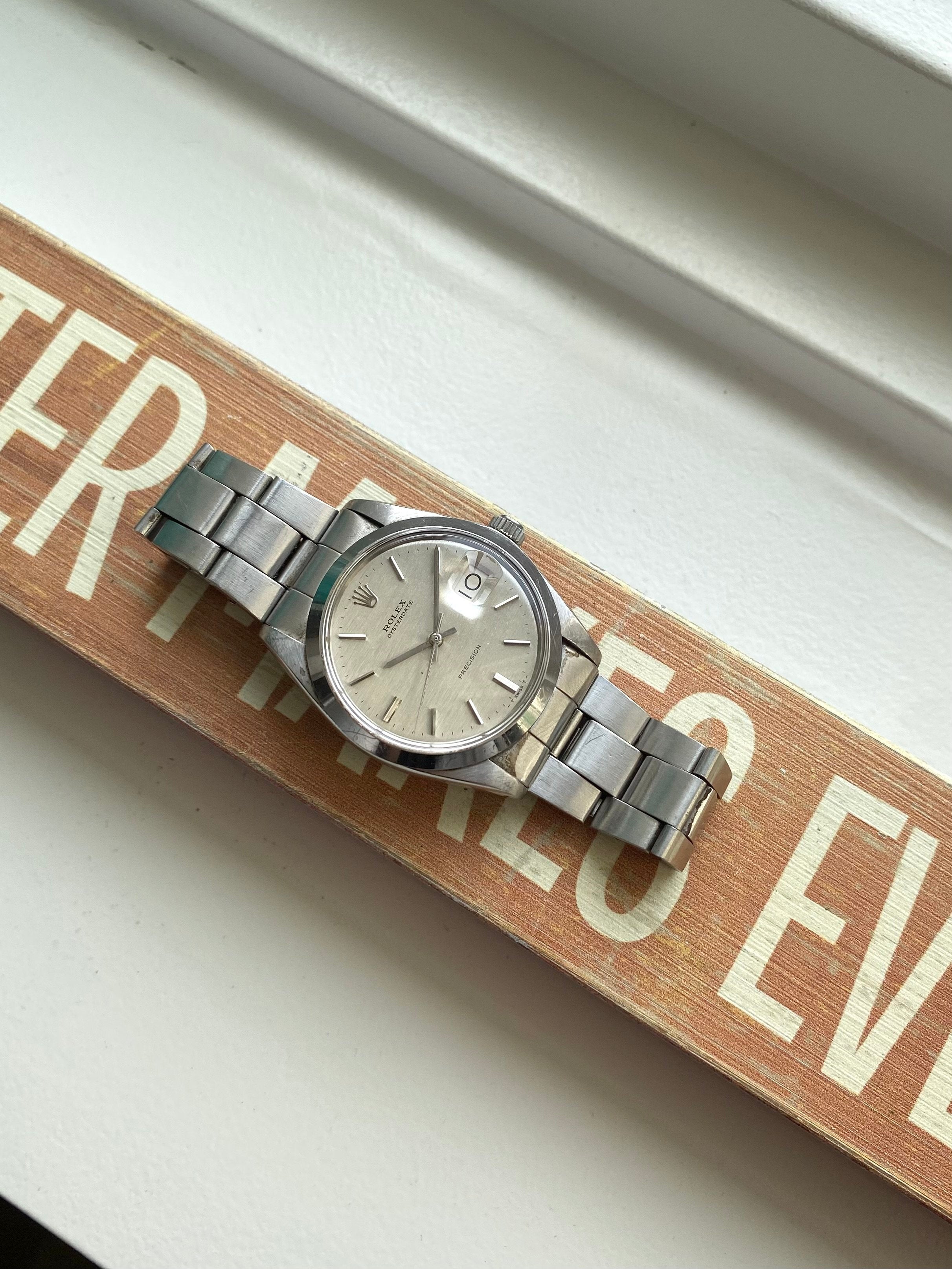 Rolex Precision 6694 - Silver Pebble.