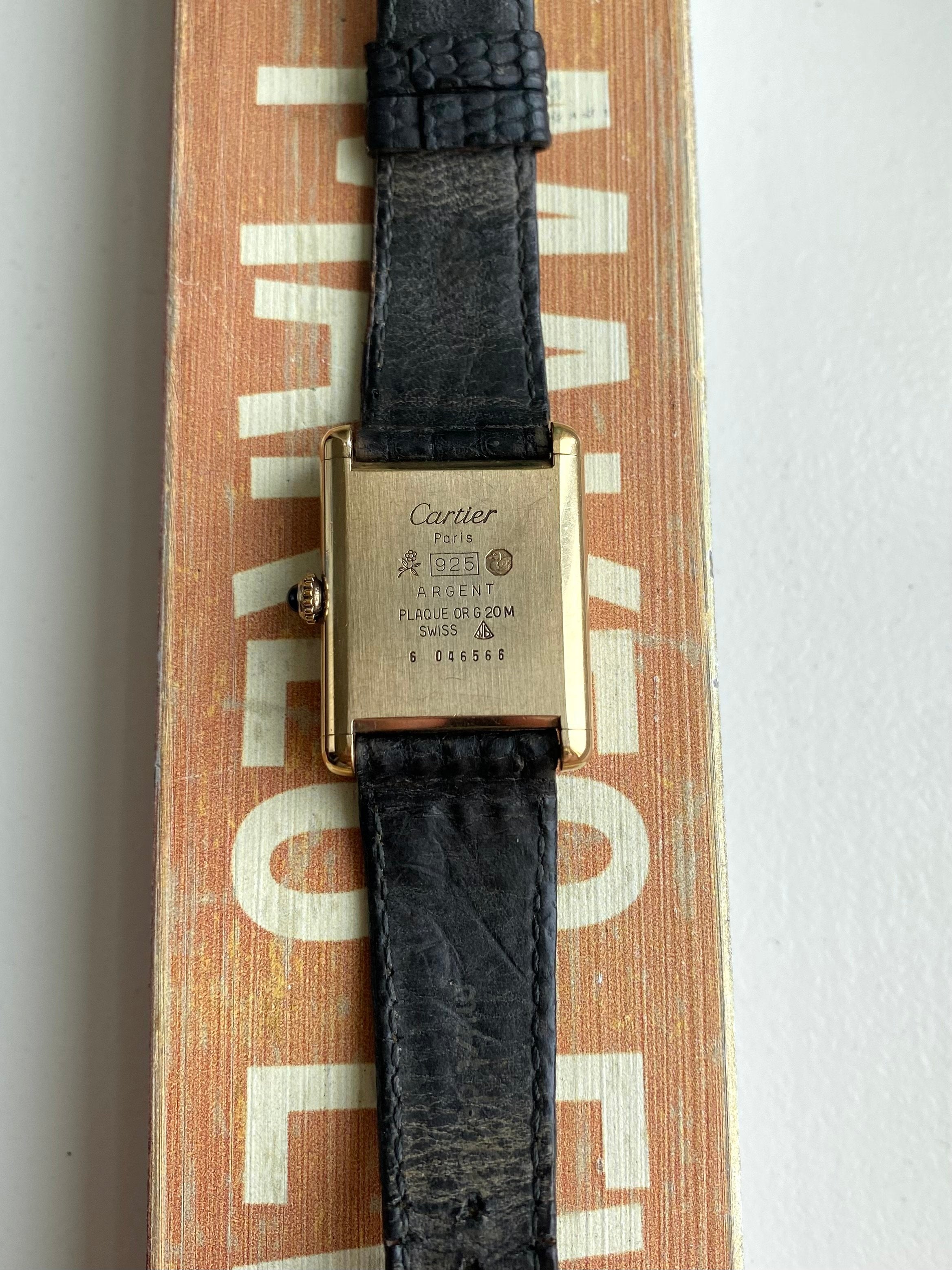 Cartier Tank - Black Laquer.