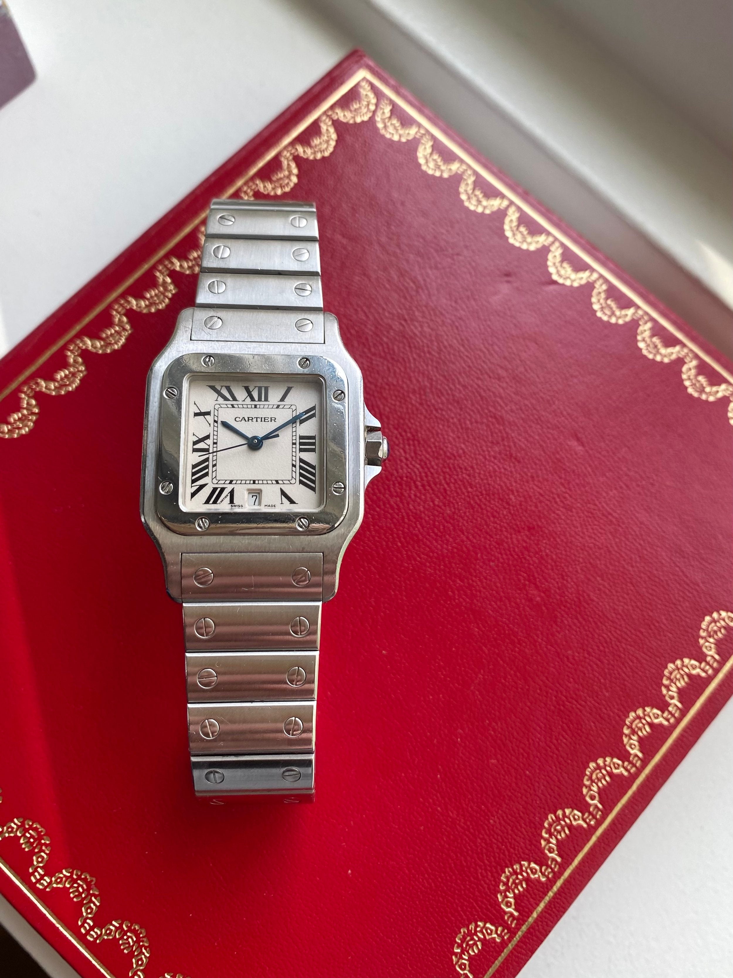 Cartier Santos 1564 - Box and Papers.