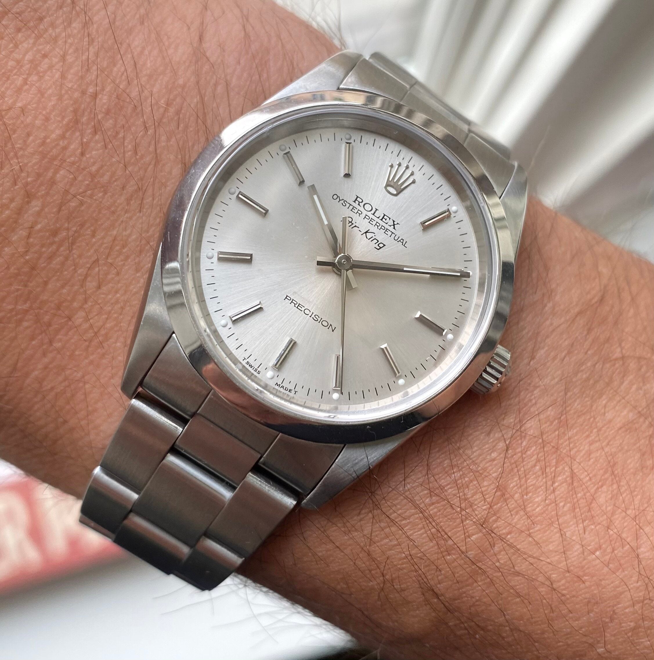 Rolex Air King ref. 14000 — with Papers